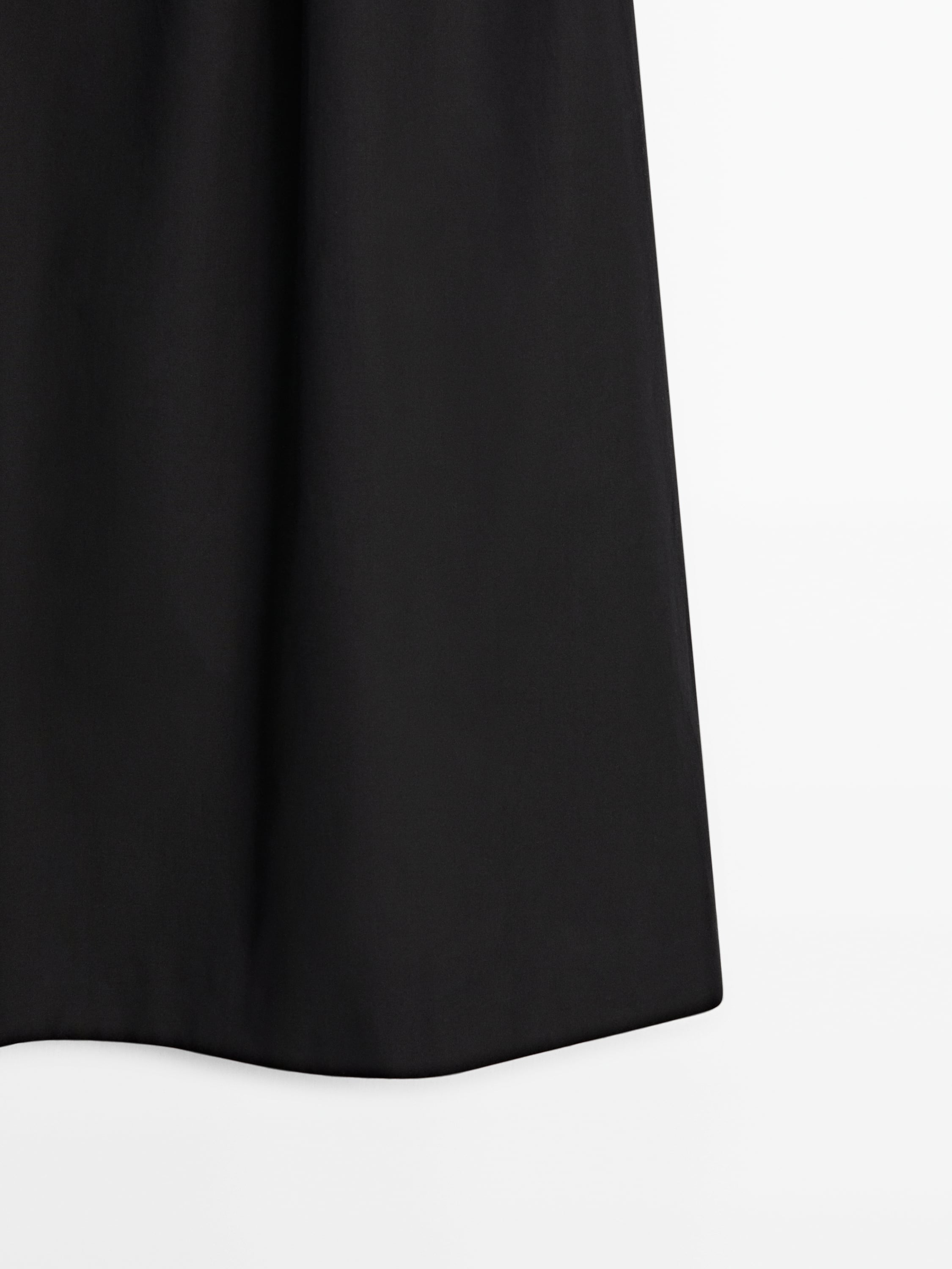100% cotton poplin skirt