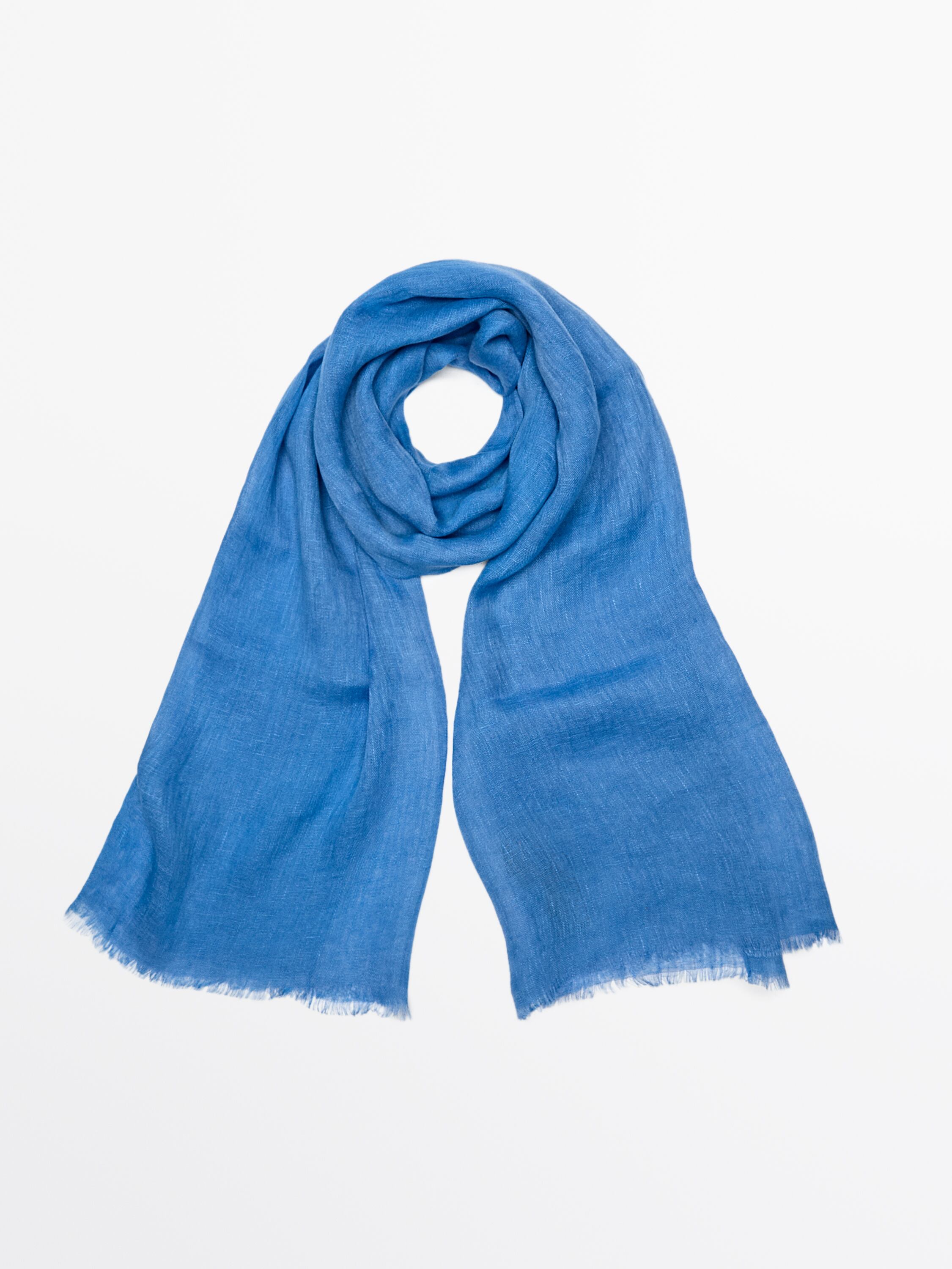 100% linen scarf