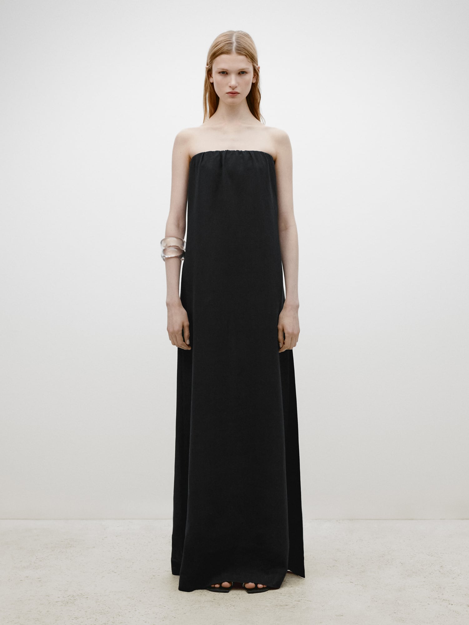 Long strapless dress - Limited Edition