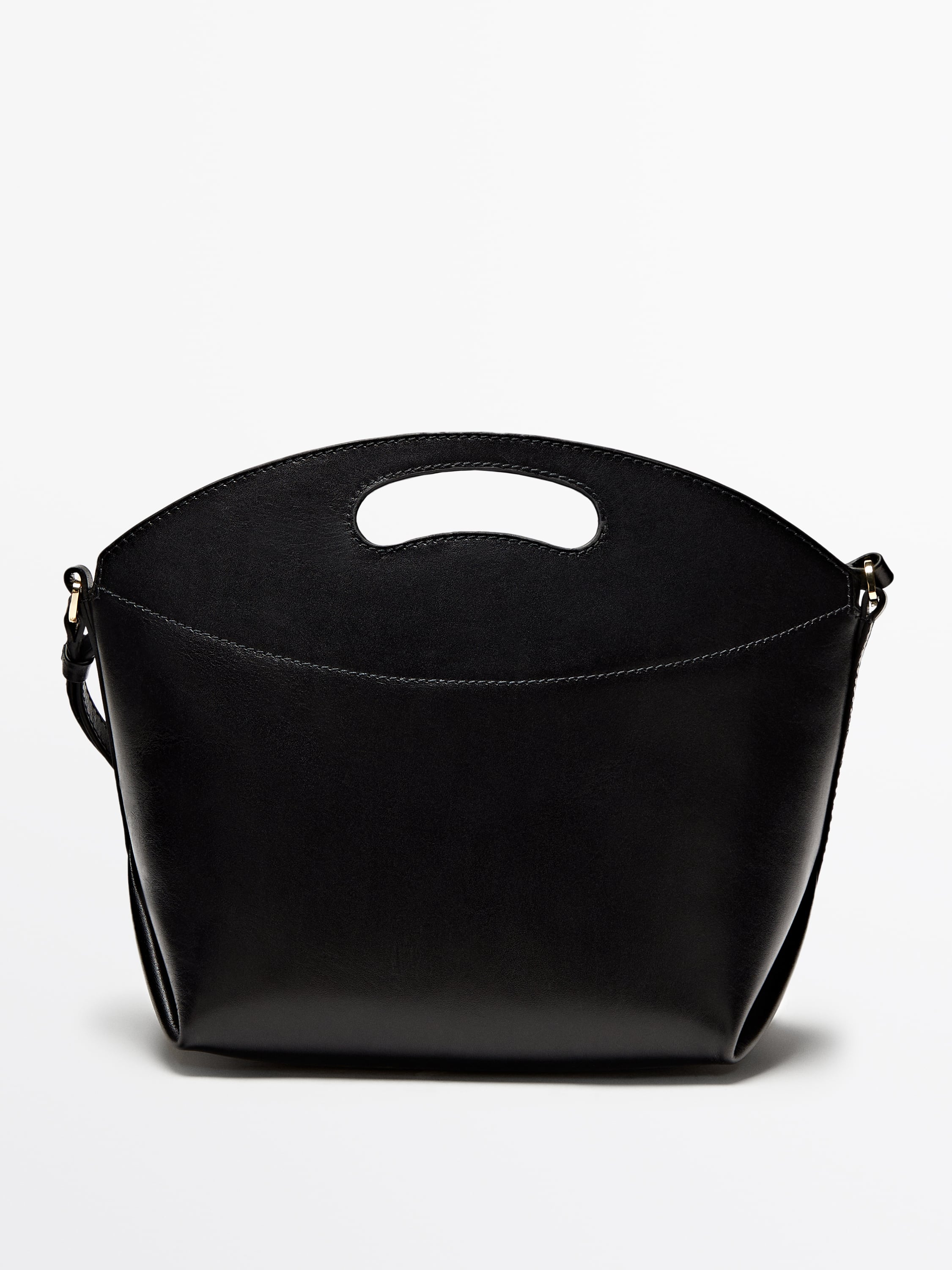 Nappa leather crossbody bag