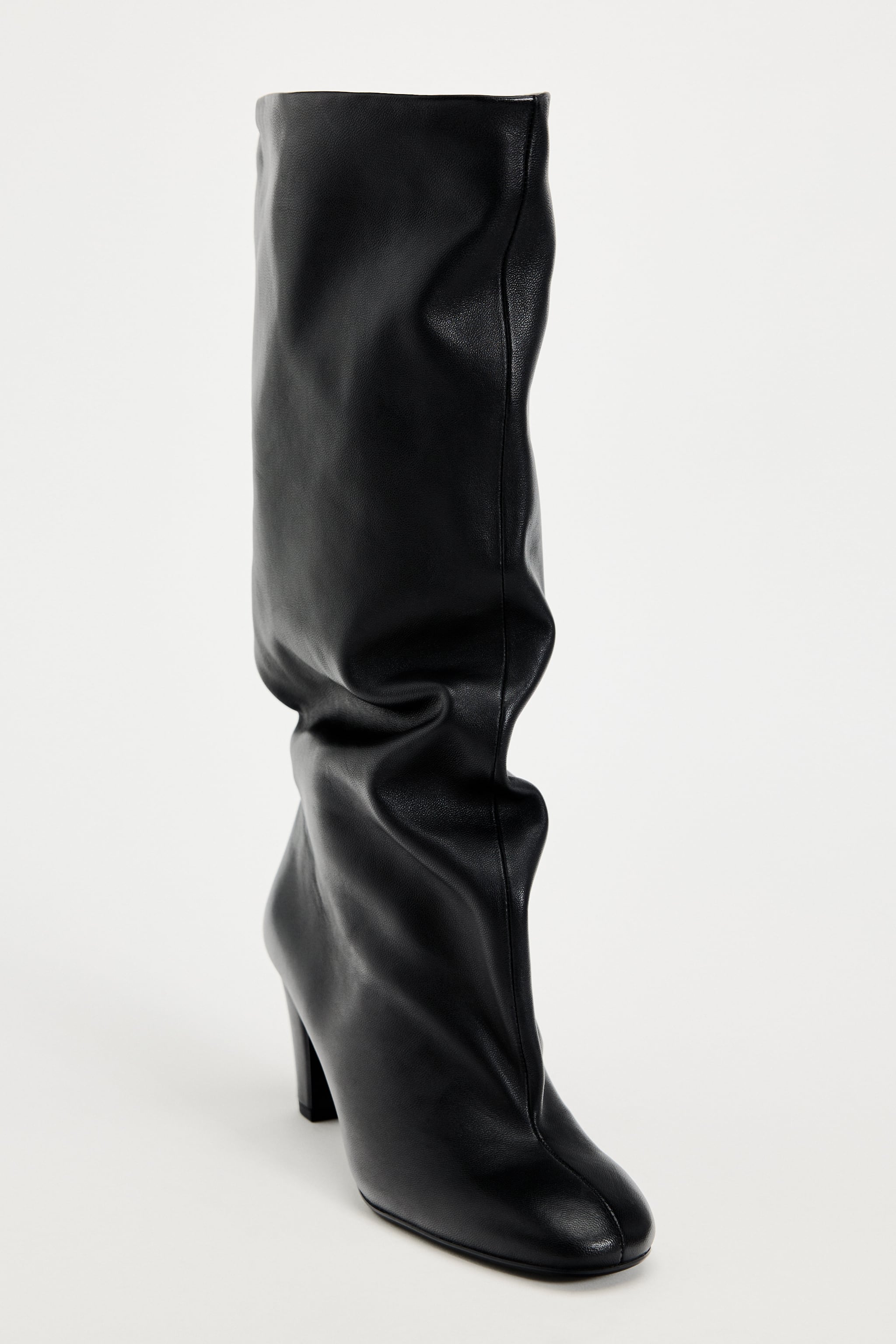 SOFT LEATHER HIGH HEELED BOOTS