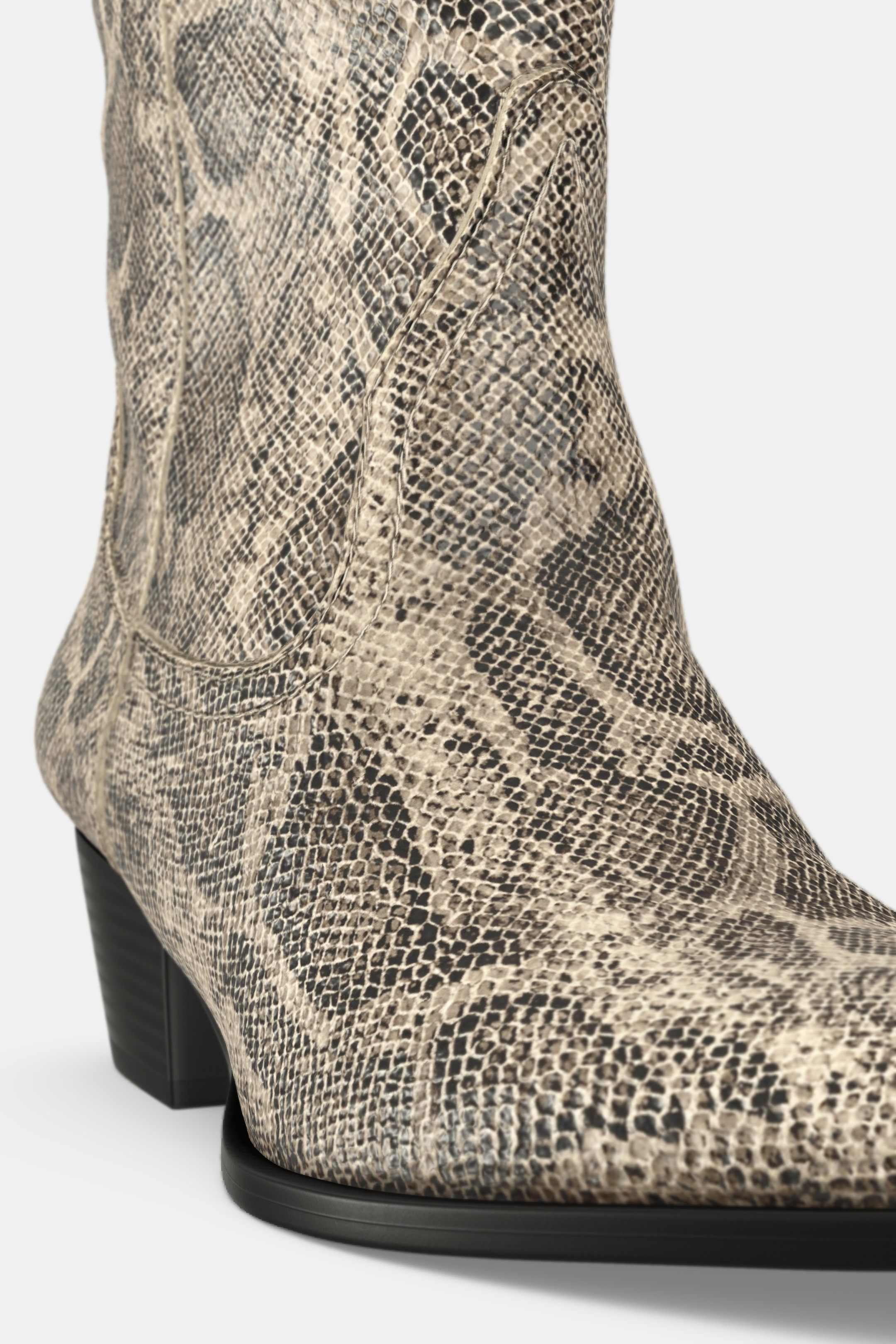 Zara Animal Print Cowboy Boots International Shipping