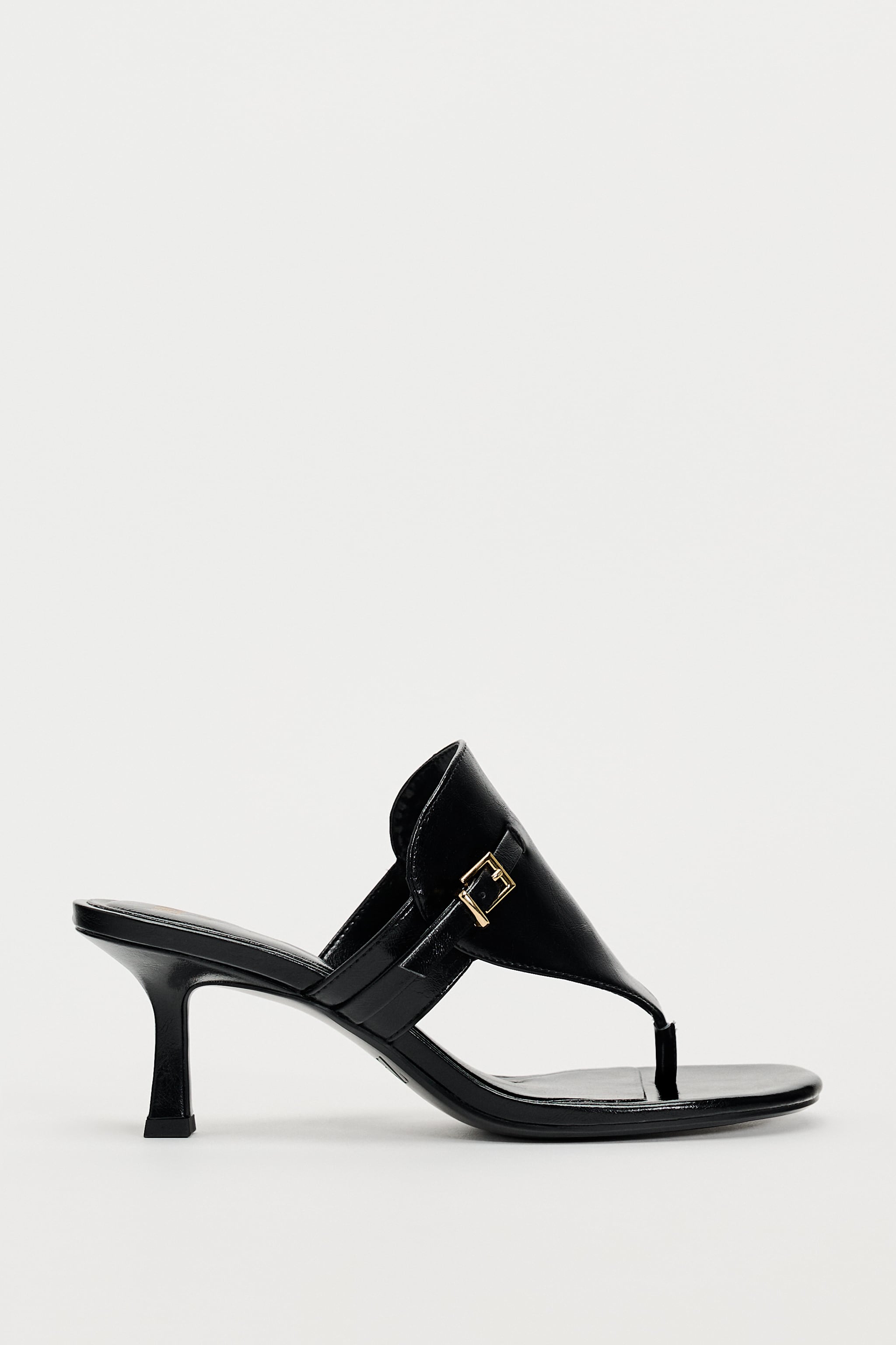 HEELED SANDALS WITH BUCKLE