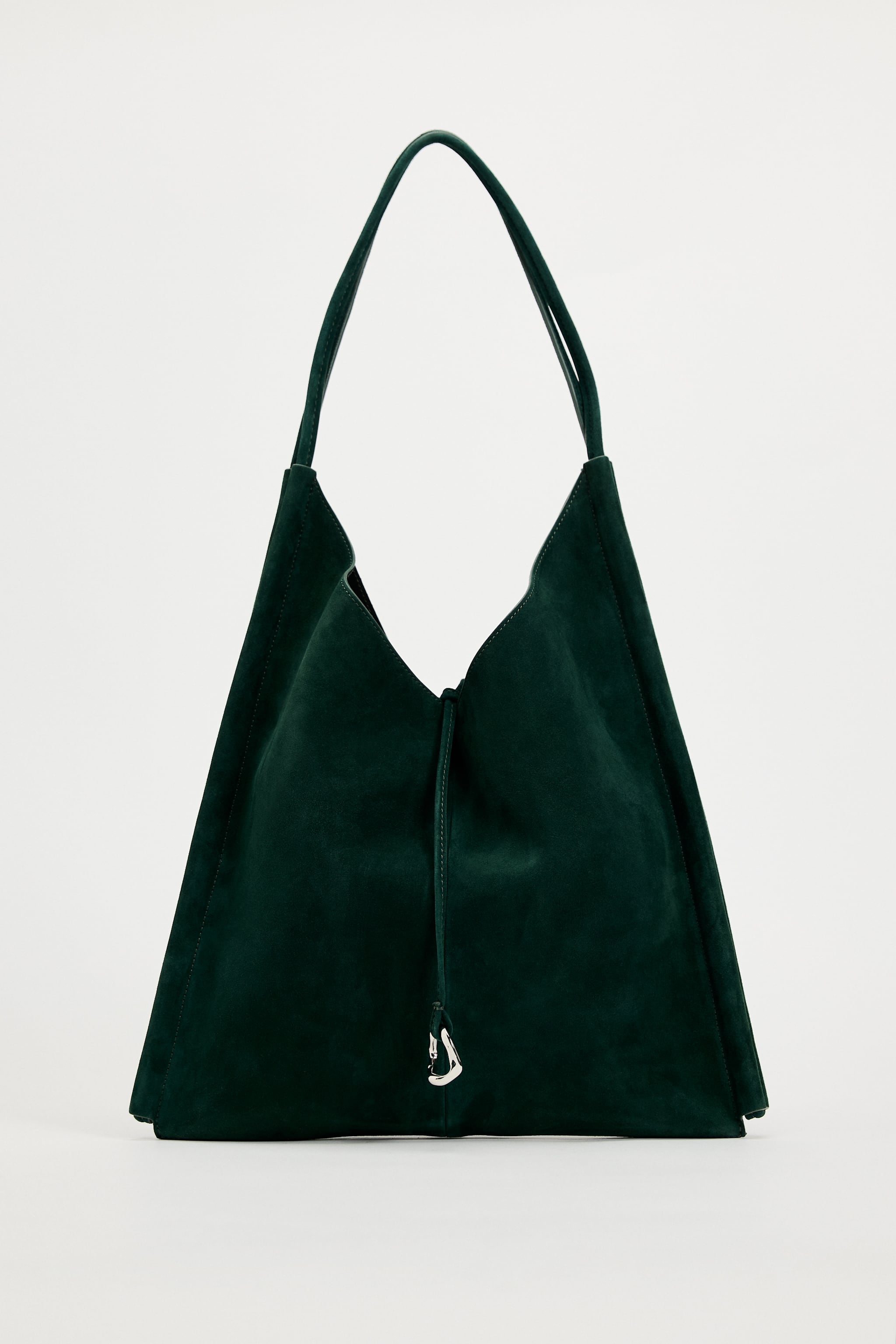 FLAT LEATHER TOTE BAG