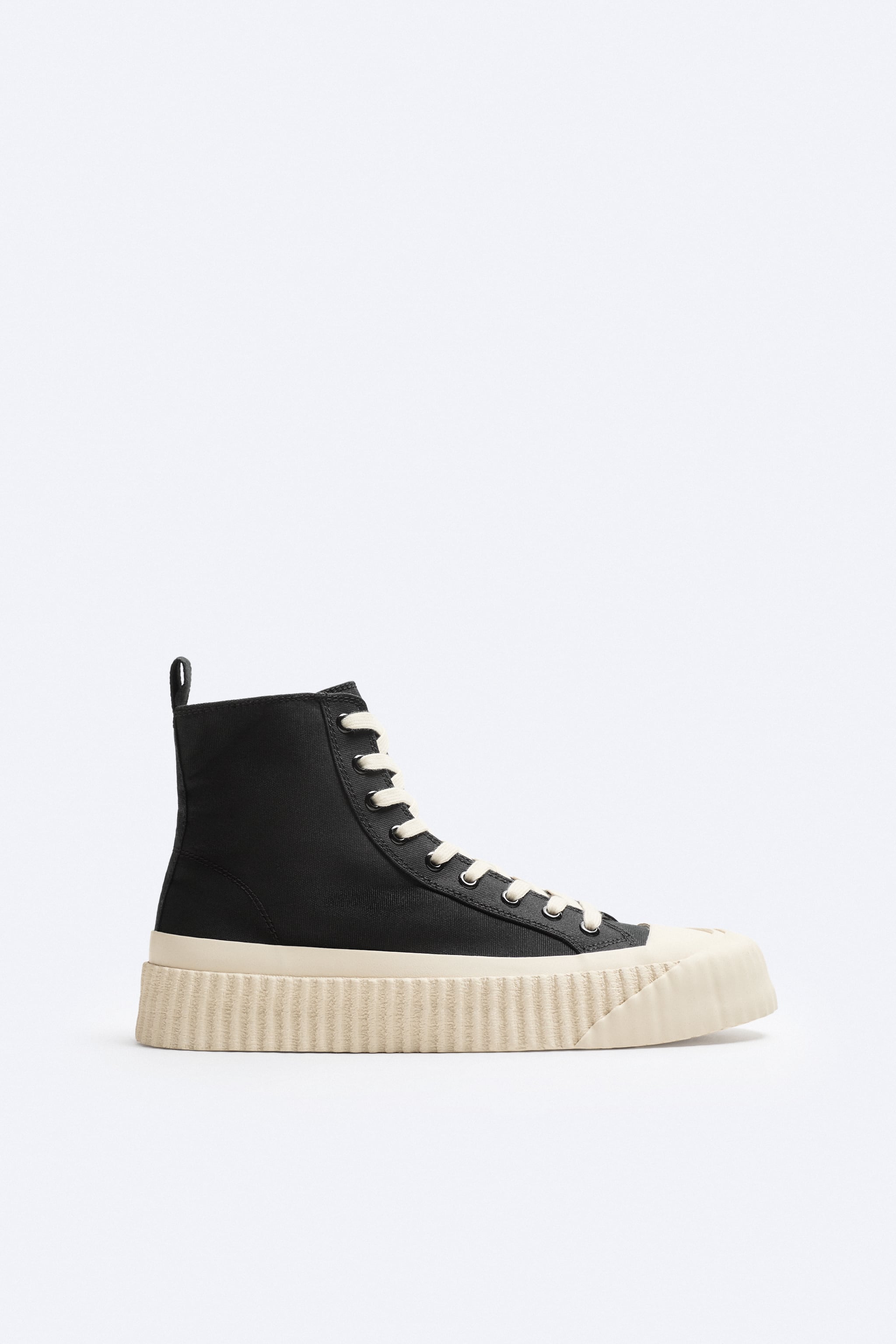 CANVAS HIGH TOP SNEAKERS