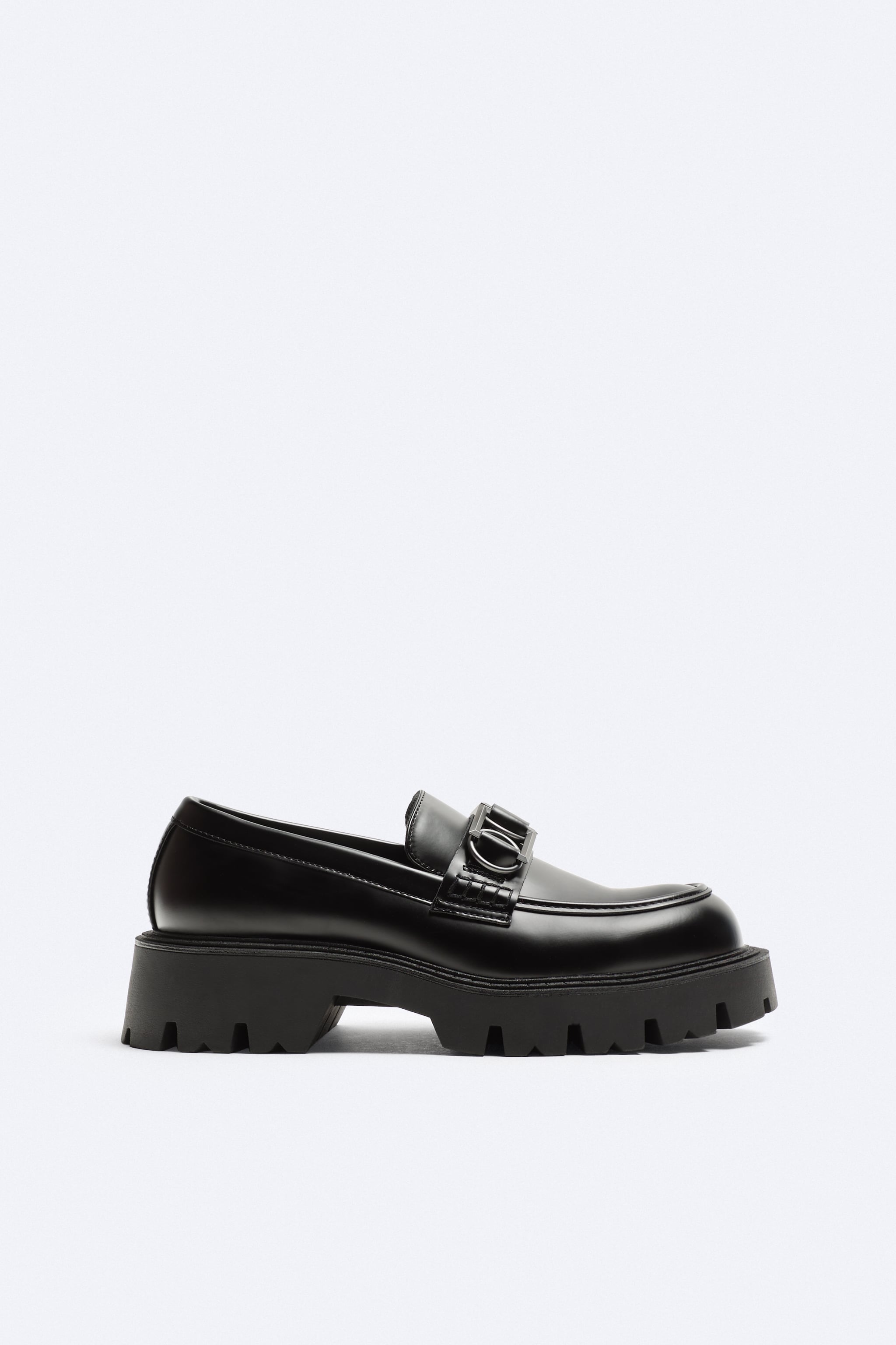 CHUNKY SOLE METAL BIT LOAFERS
