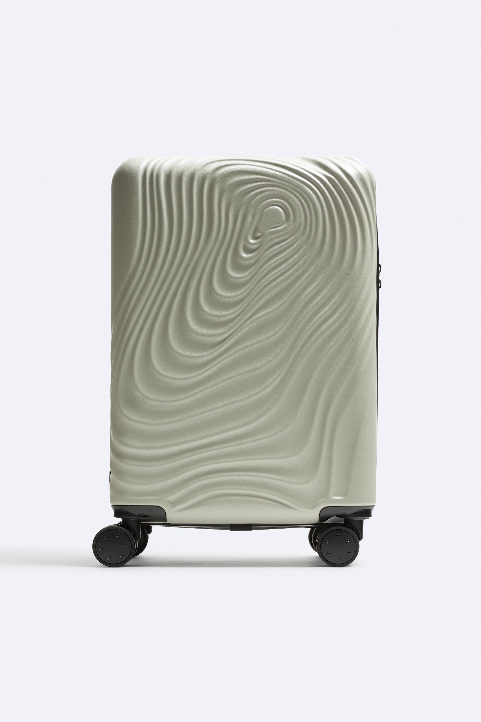 TEXTURED HARD SIDE SUITCASE