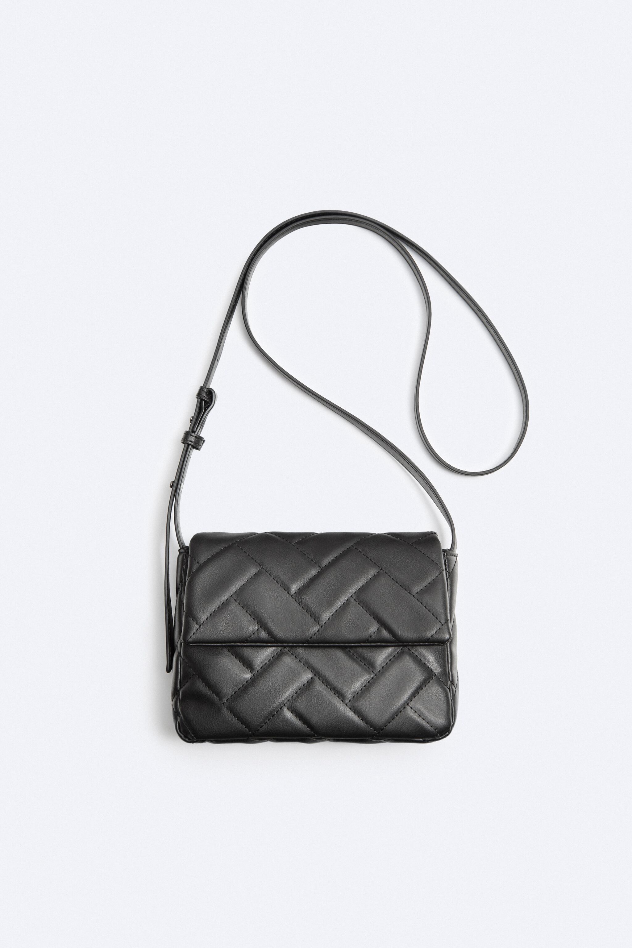 QUILTED FLAP CROSSBODY BAG
