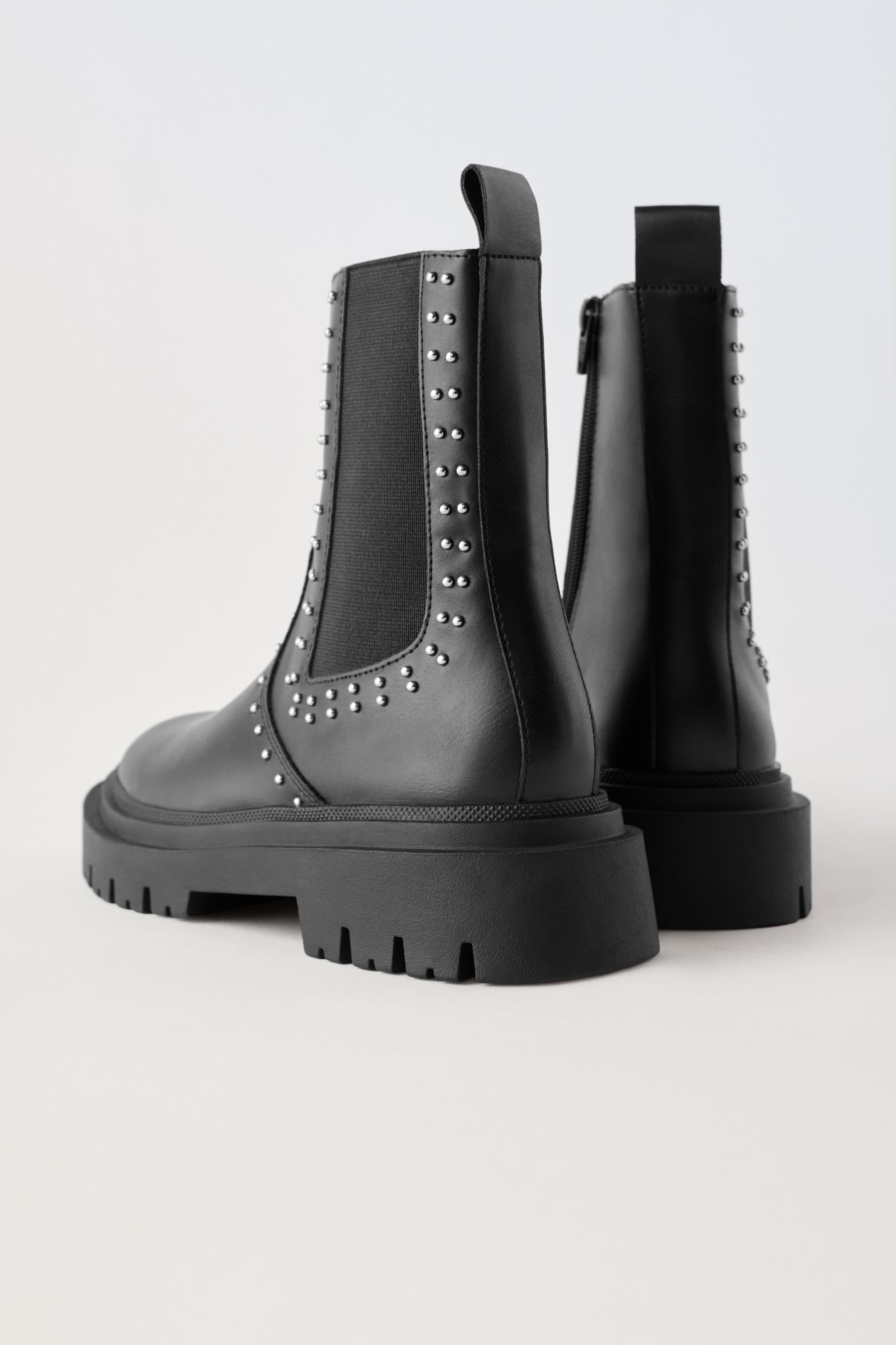STUDDED ANKLE BOOTS