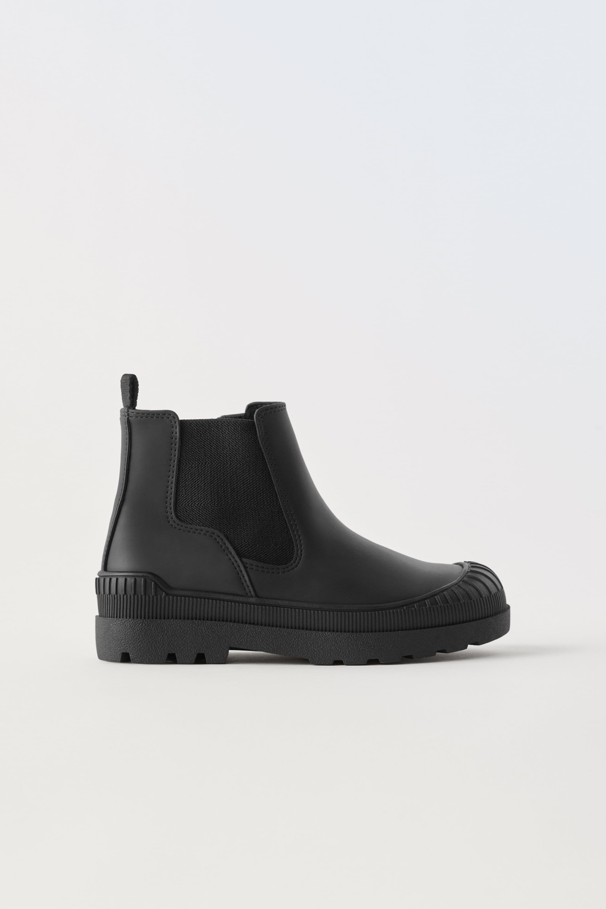 RUBBERIZED ANKLE BOOTS