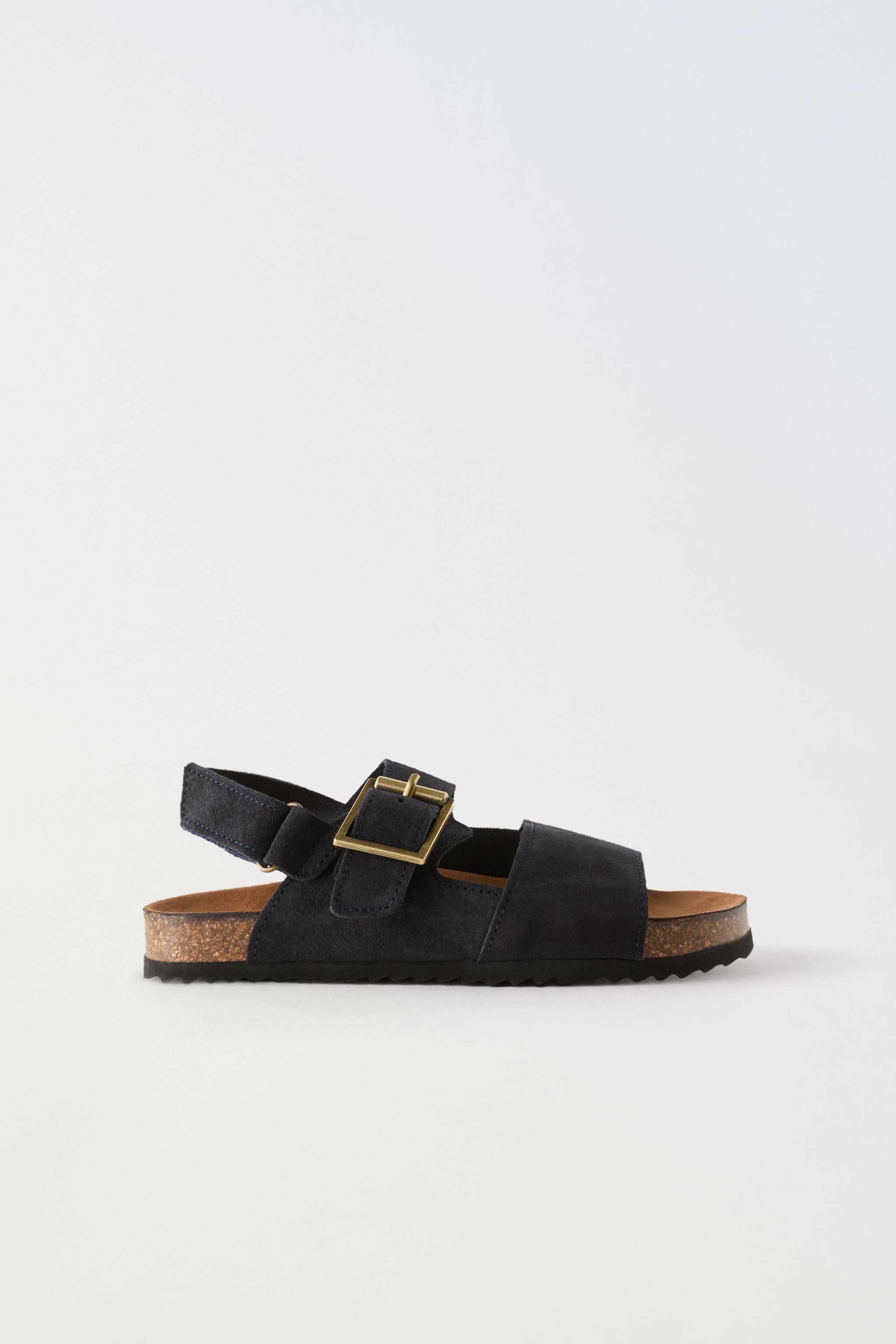 TWO STRAP SUEDE SANDALS