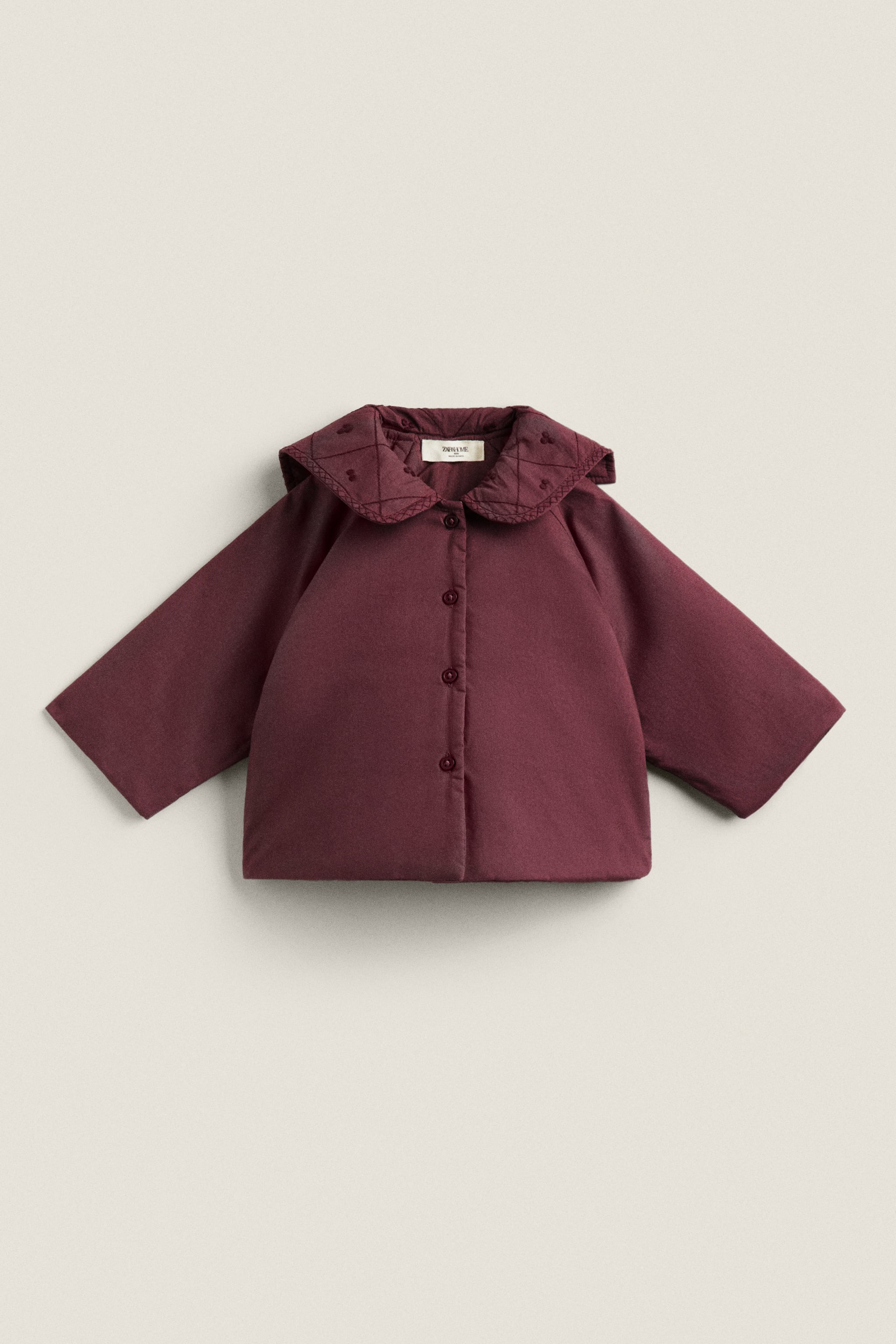 QUILTED POPLIN BABY JACKET