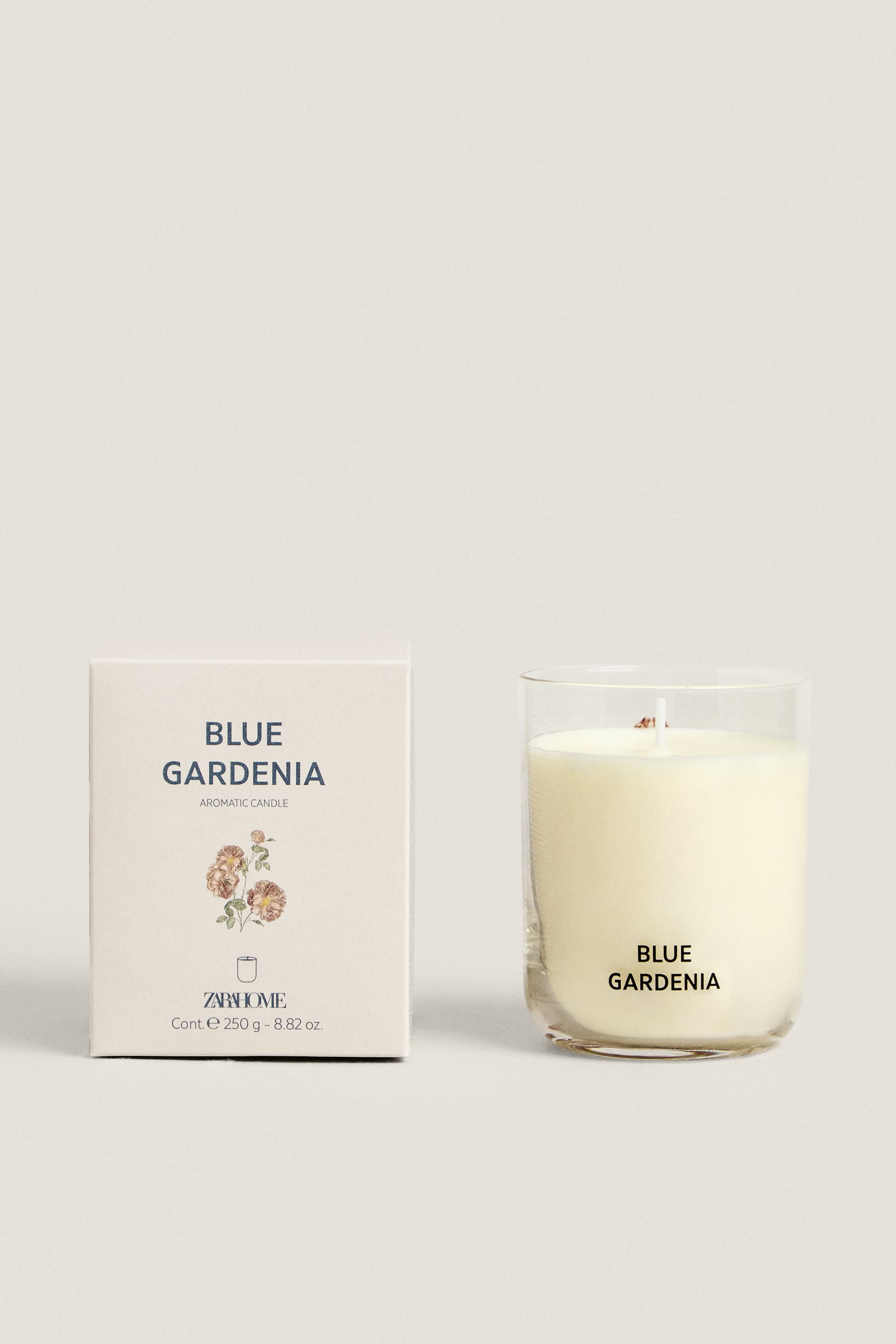 (250 G) BLUE GARDENIA SCENTED CANDLE