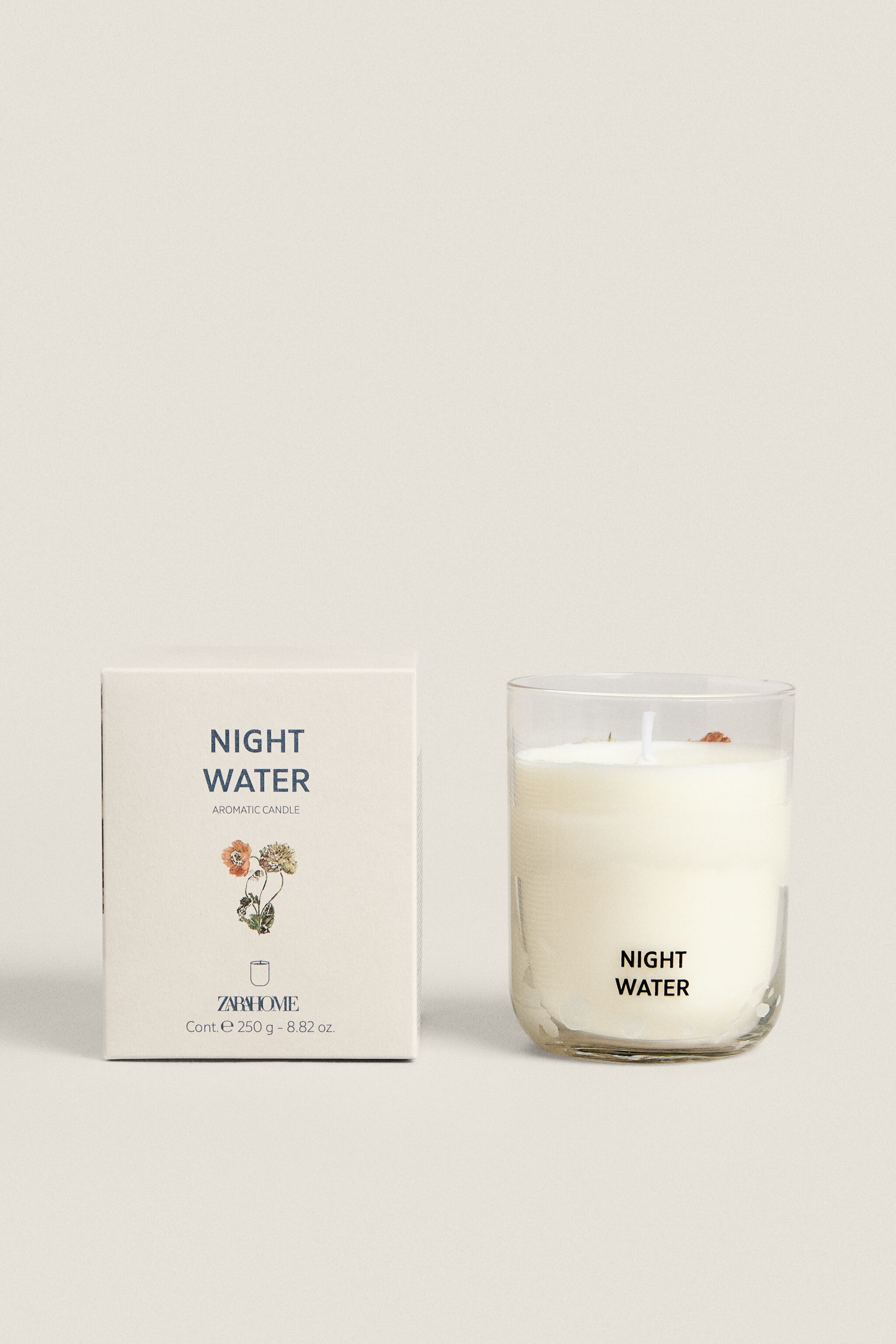 (250 G) NIGHT WATER SCENTED CANDLE