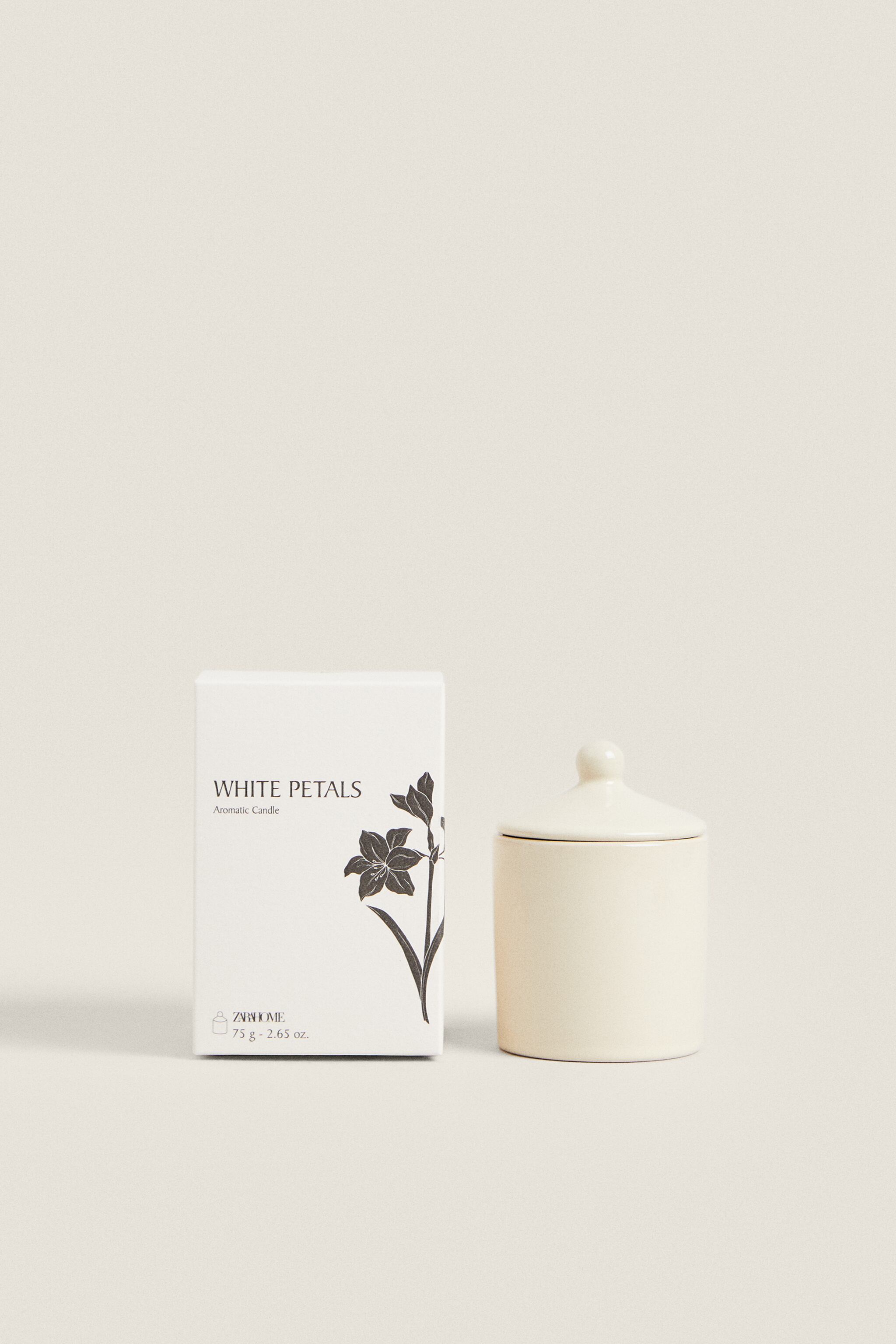 G) WHITE PETALS SCENTED CANDLE