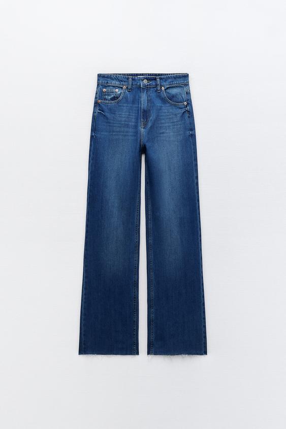 ZW FULLLENGTH HIGHWAIST JEANS Blue ZARA Australia