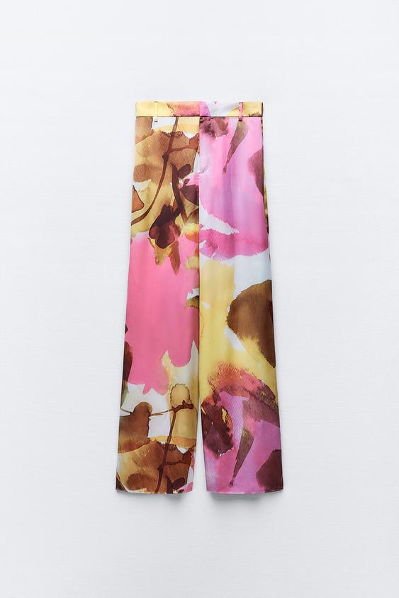 PRINTED TROUSERS Multicoloured ZARA South Africa