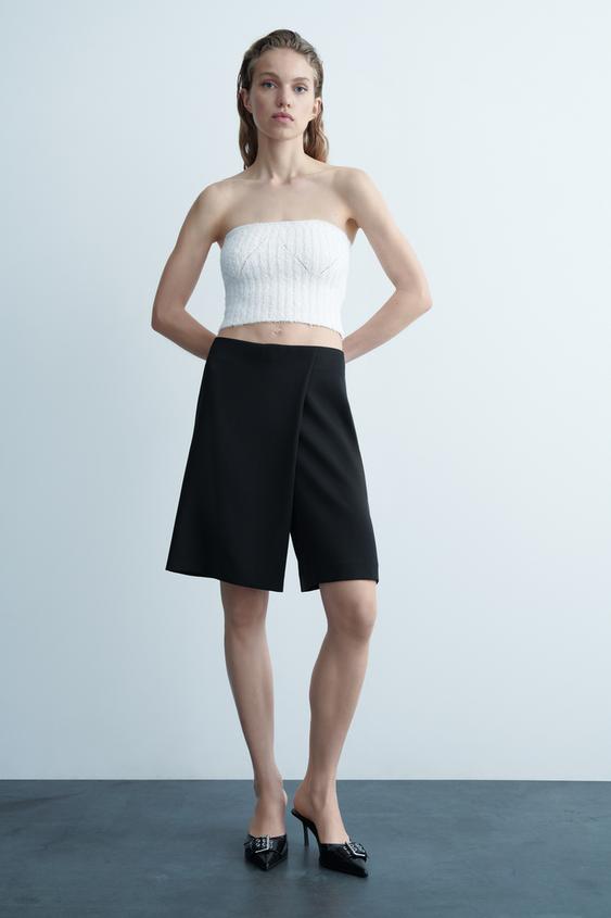 SOFT CROP TOP White ZARA New Zealand