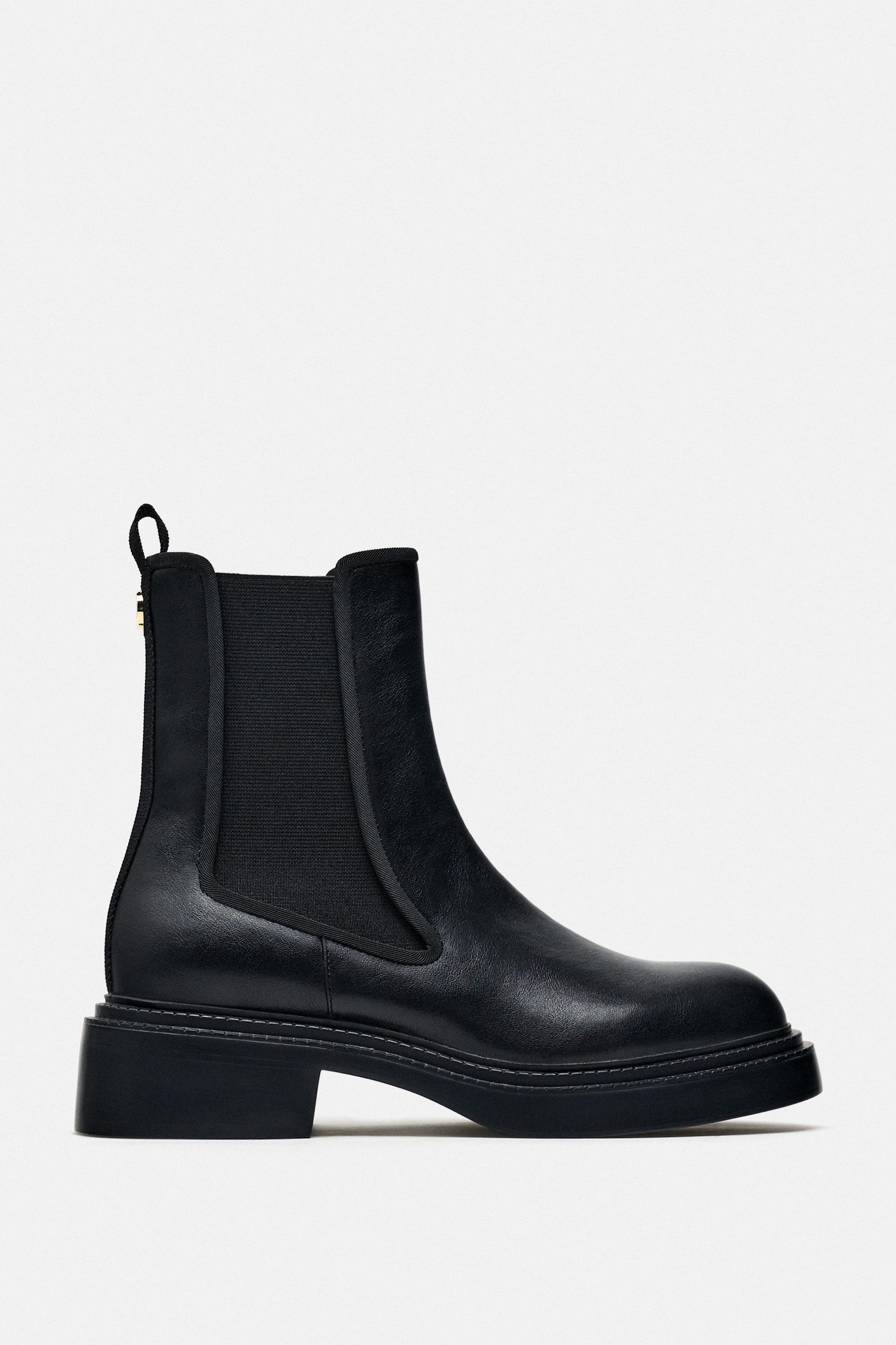 Zara Botin Plano Primavera Botines De Mujer ZARA