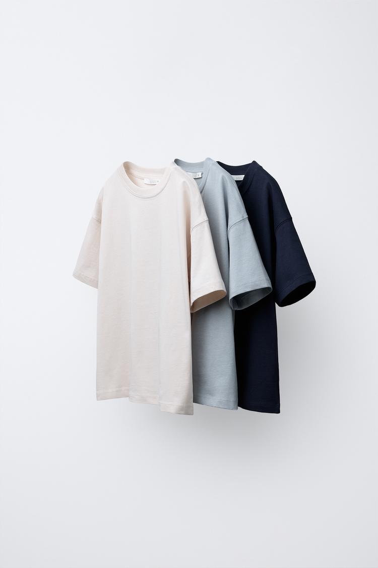 THREE-PACK OF BASIC T-SHIRTS - Zara product image