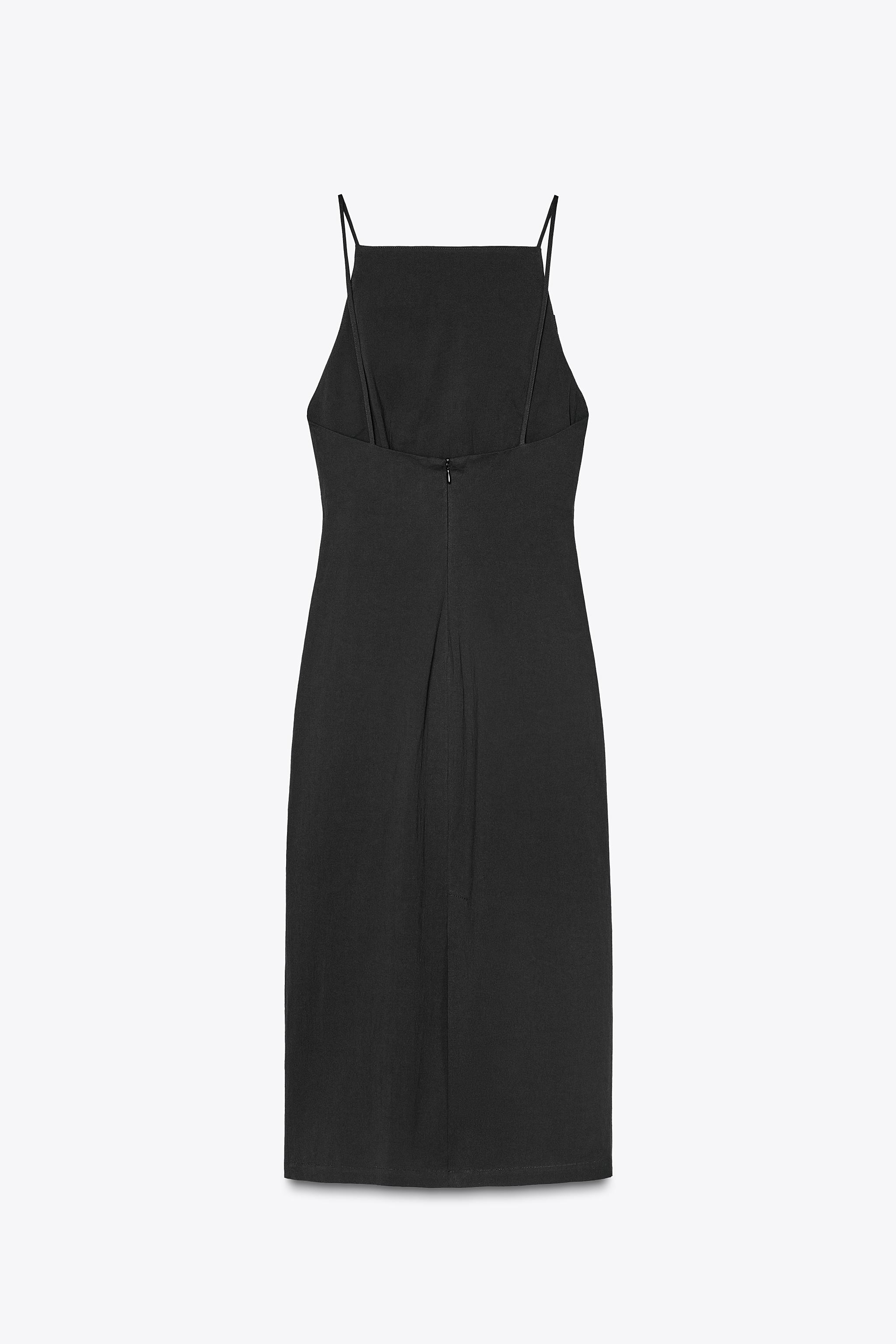ZW COLLECTION DRAPED MIDI DRESS