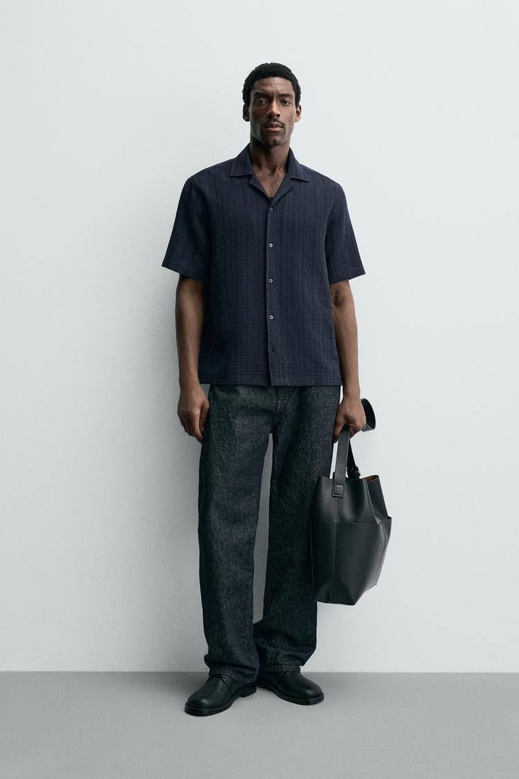 GEOMETRIC JACQUARD SHIRT - Zara product image