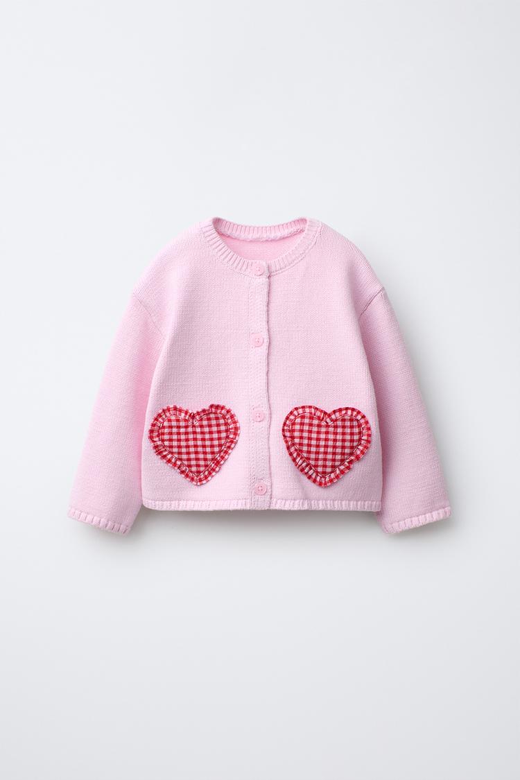HEART POCKET CARDIGAN - Zara product image