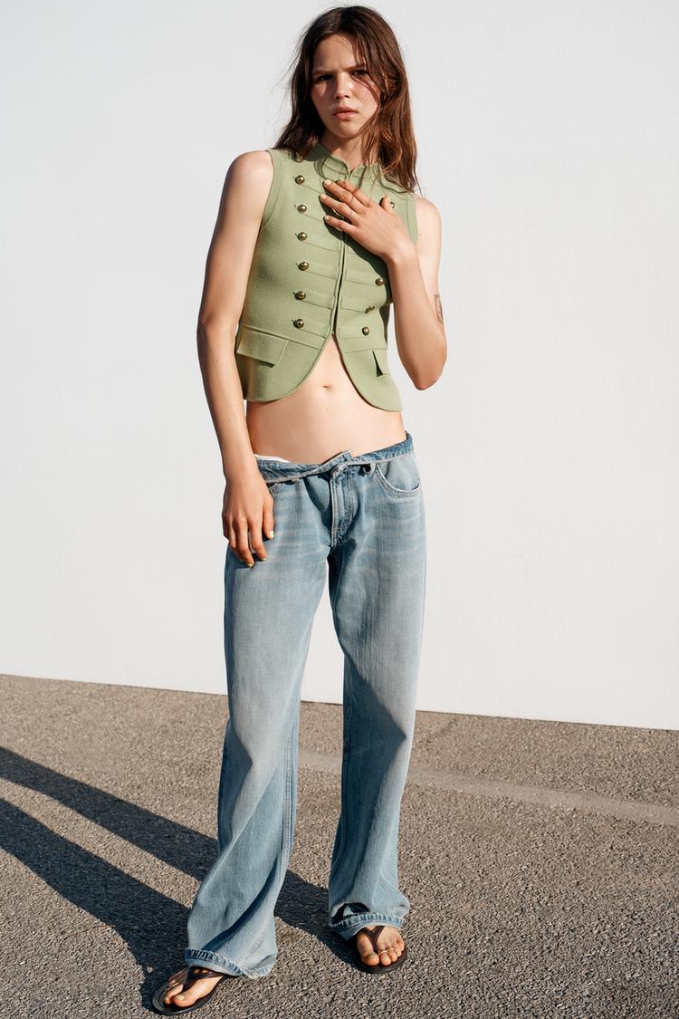 FIREMAN CLASP KNIT VEST - Zara product image