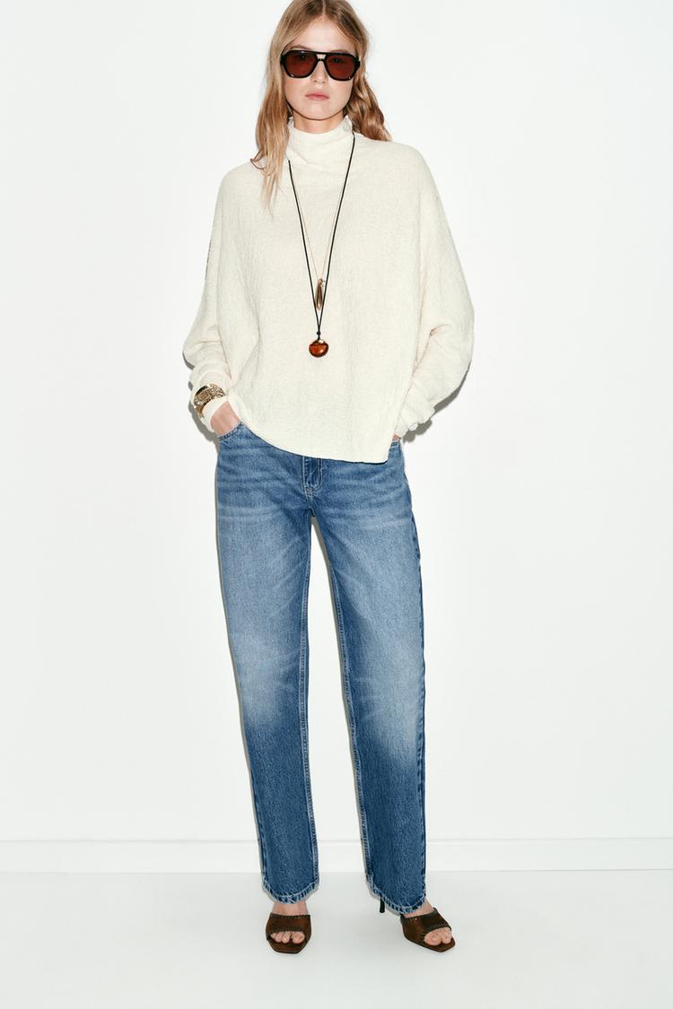 KNIT CAPE JUMPER - Zara product image