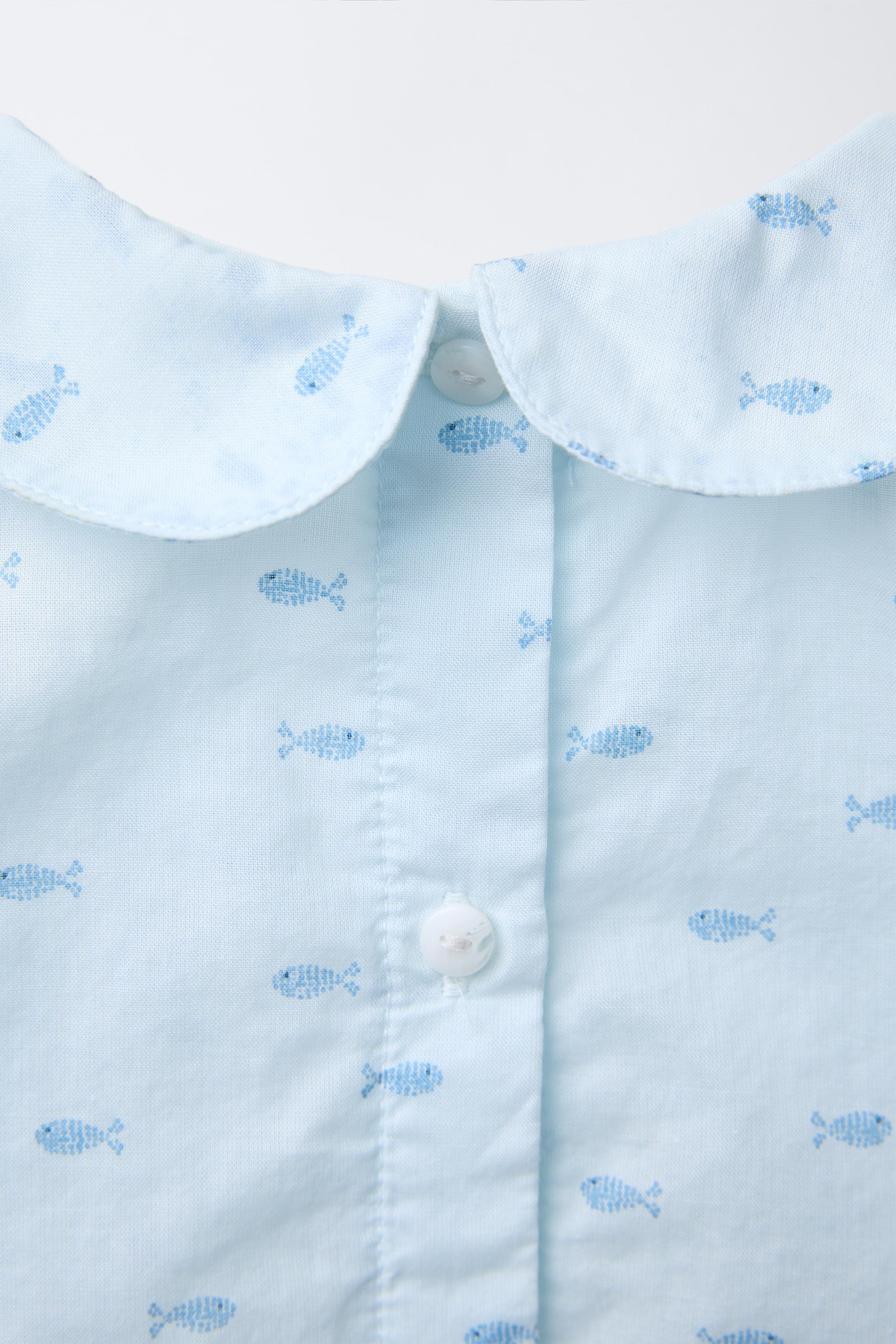 CHEMISE IMPRIMÉE POISSONS