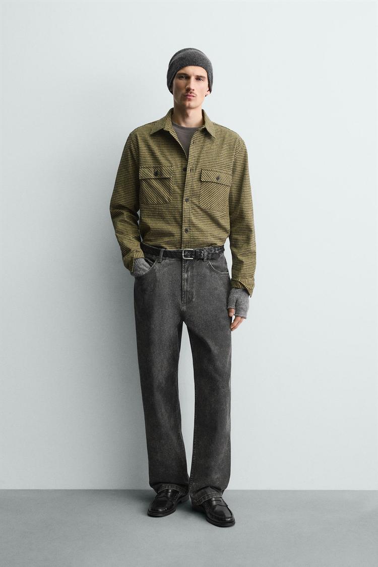 WAXED FINISH PANTS