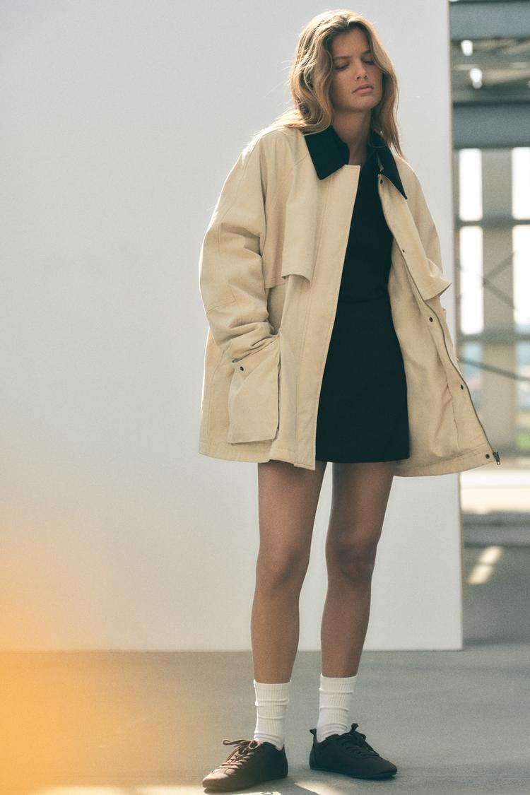 CORDUROY COLLAR PADDED JACKET