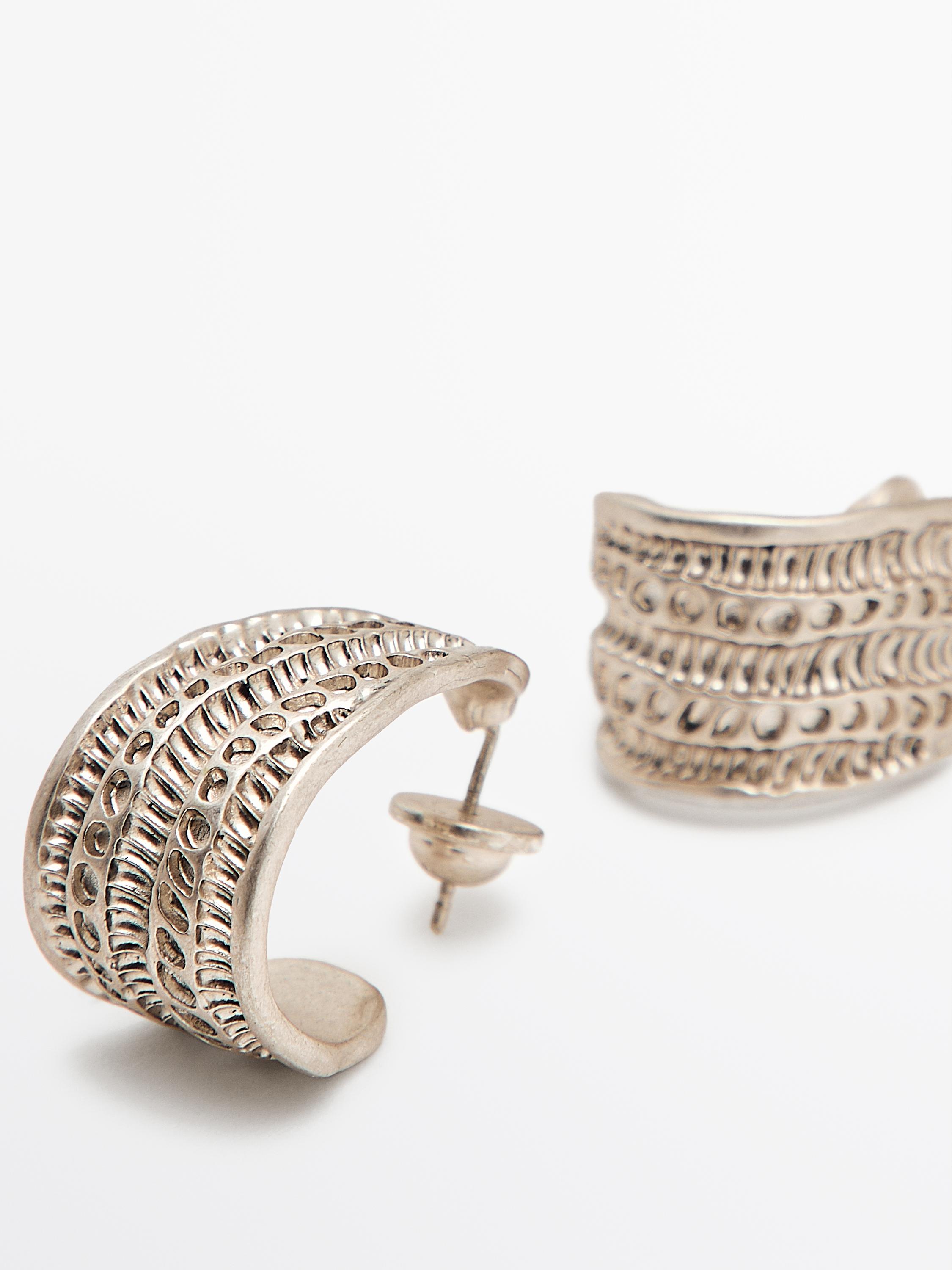 Boucles d’oreilles anneaux vintage