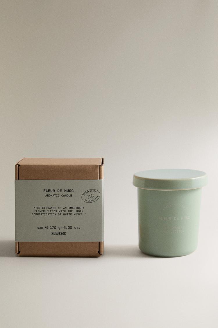 (170 G) FLEUR DE MUSC SCENTED CANDLE - Zara product image