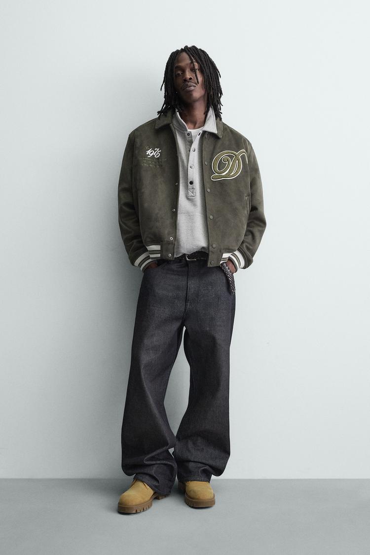 FAUX SUEDE BOMBER JACKET - Zara product image
