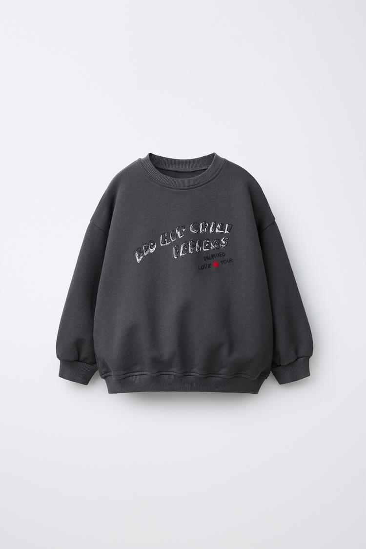 RED HOT CHILI PEPPERS © EMBROIDERED SWEATSHIRT - Zara product image