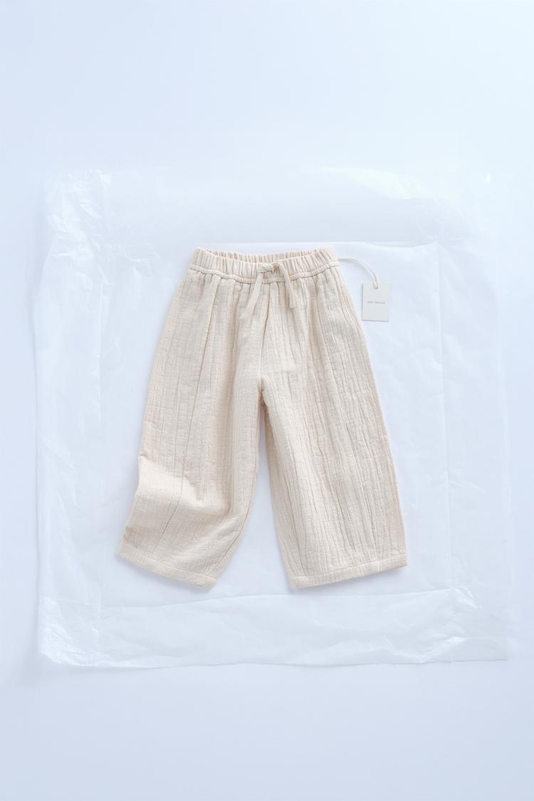 TIMELESZ - TEXTURED BALLOON PANTS