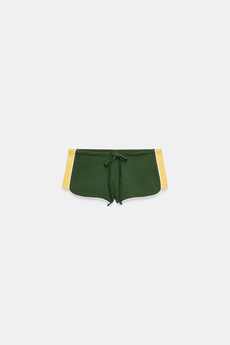 MINI SHORTS WITH SIDE STRIPE - Zara product image