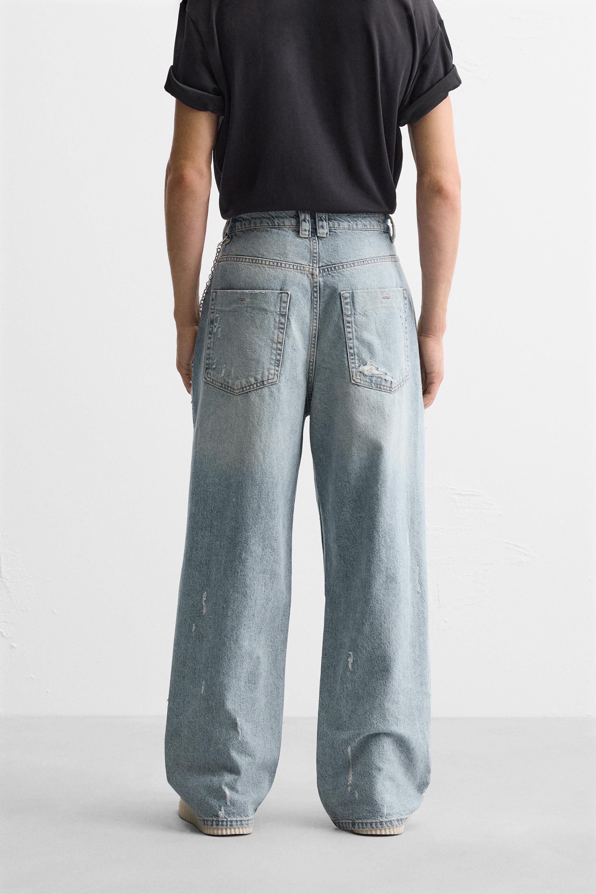 国内外の人気集結！ RIPPED Zara EXTREME One Square | JEANS WASHED パンツ