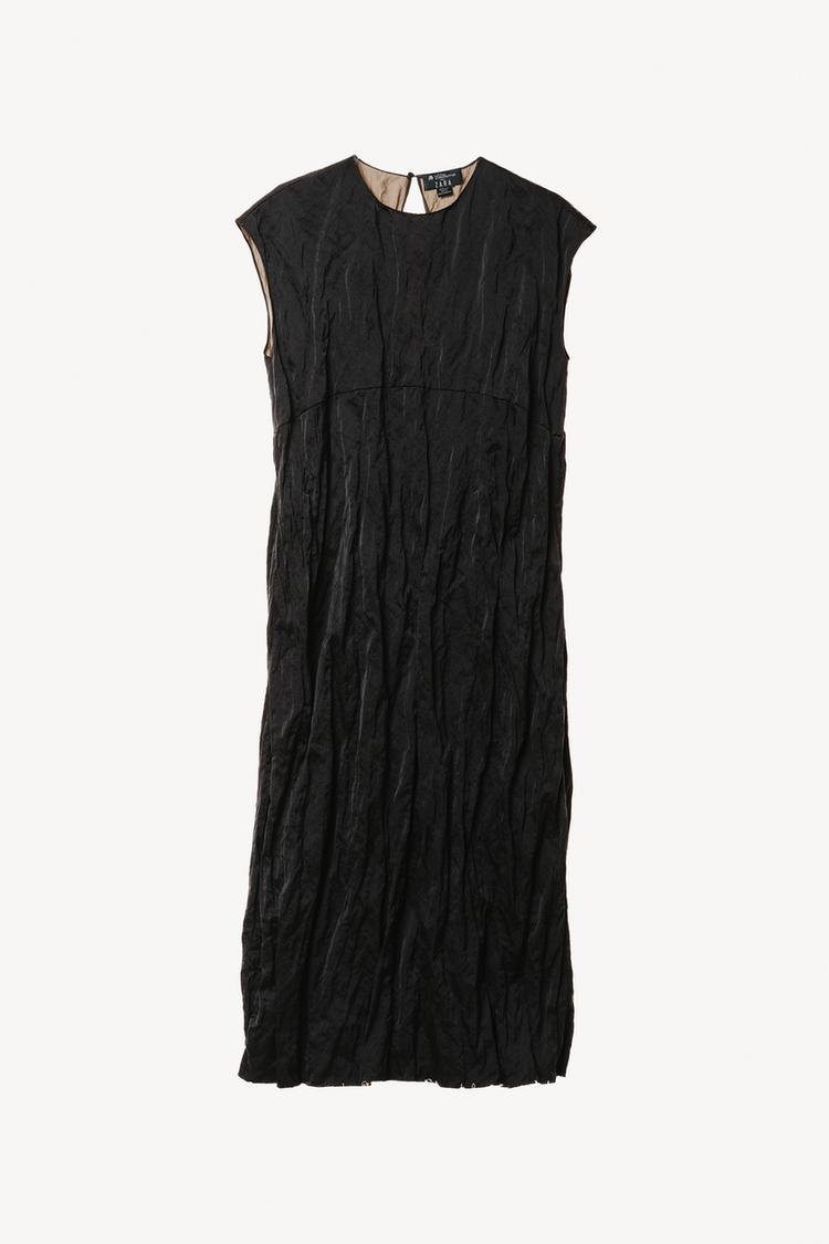 WILLY CHAVARRIA X ZARA WRINKLED MIDI DRESS - Zara product image