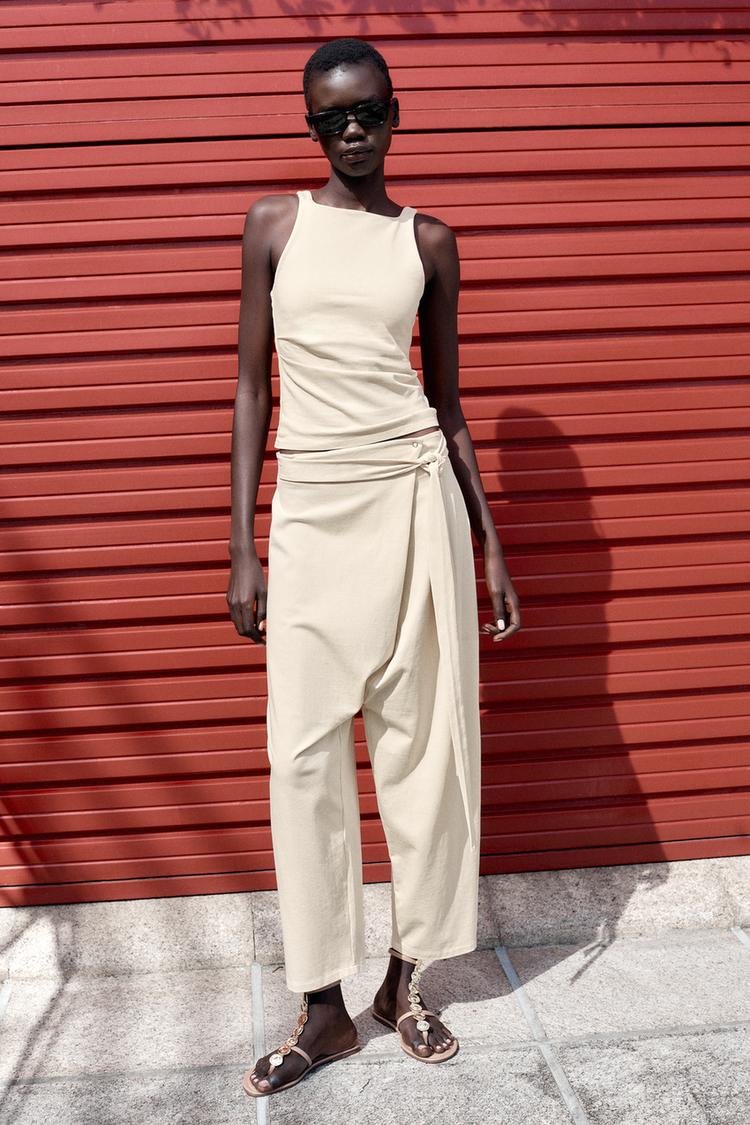WASHED PLEAT TOP