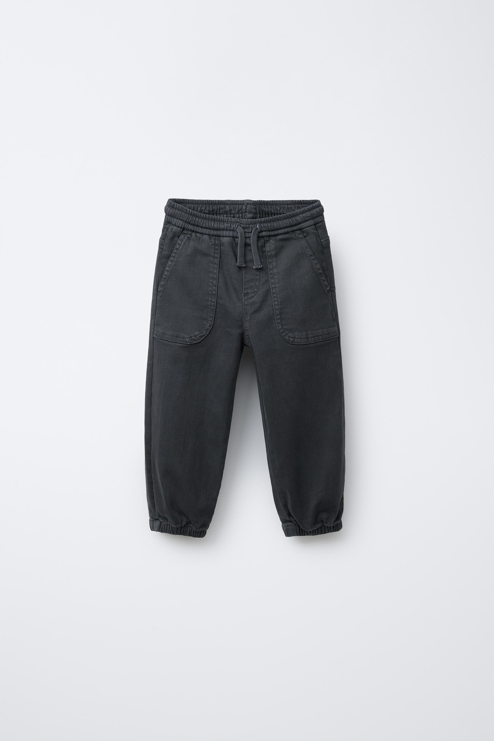 PANTALON JOGGER EN SERGE ÉLASTIQUE