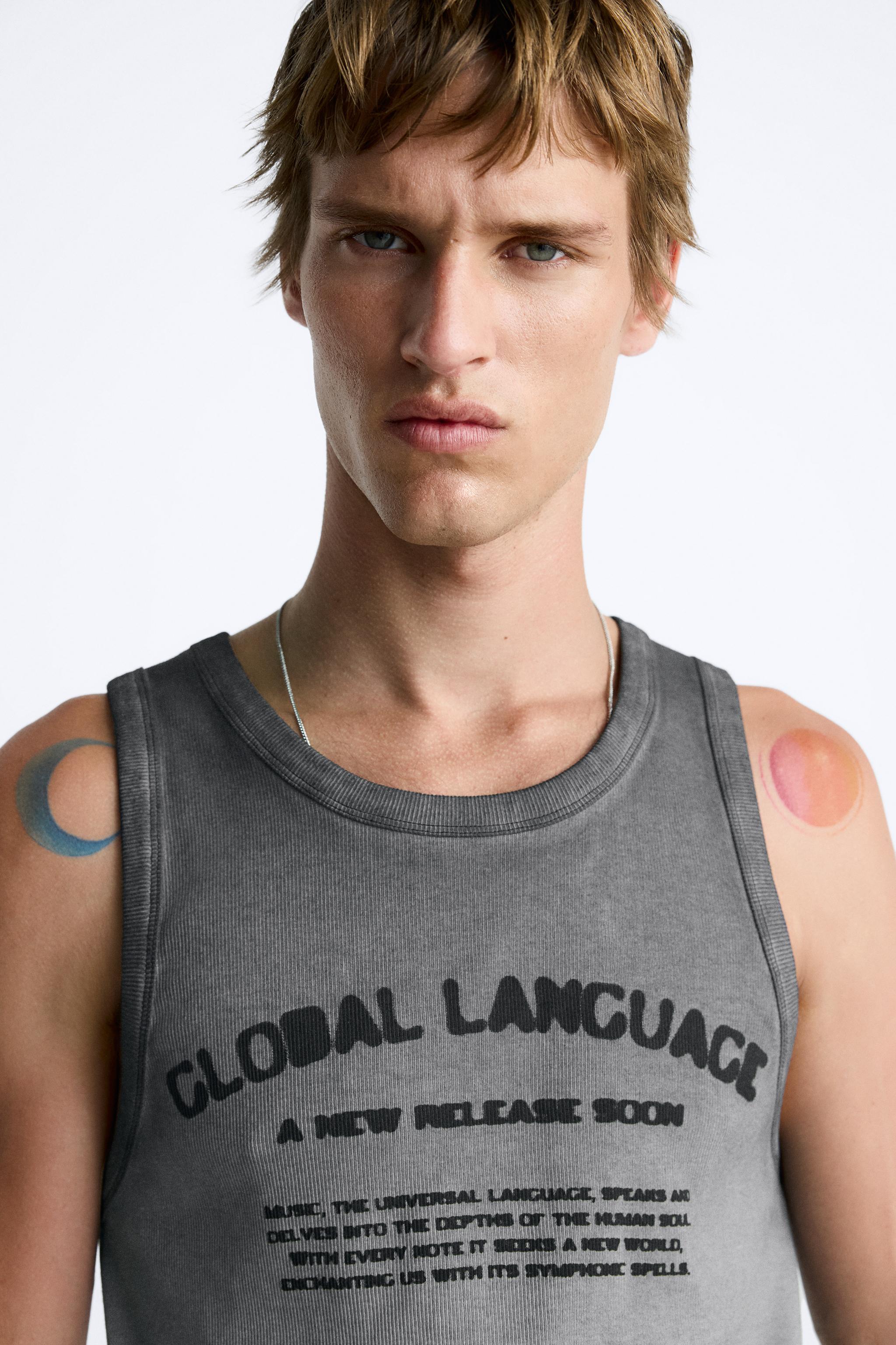 TANK TOP WITH TEXT