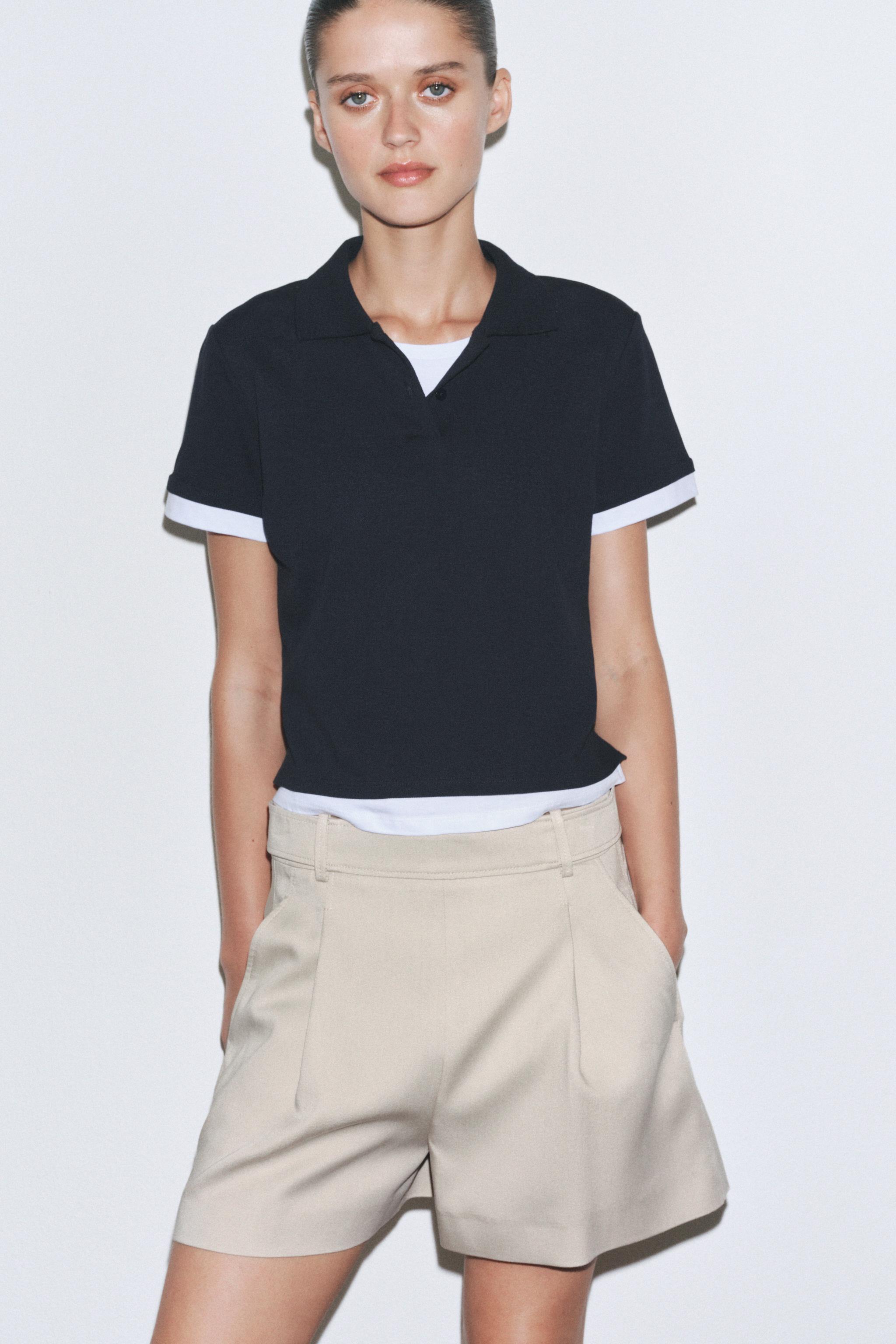 COMBINATION POLO TOP