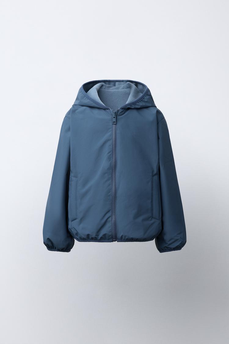 REVERSIBLE NYLON FLEECE JACKET - Zara product image