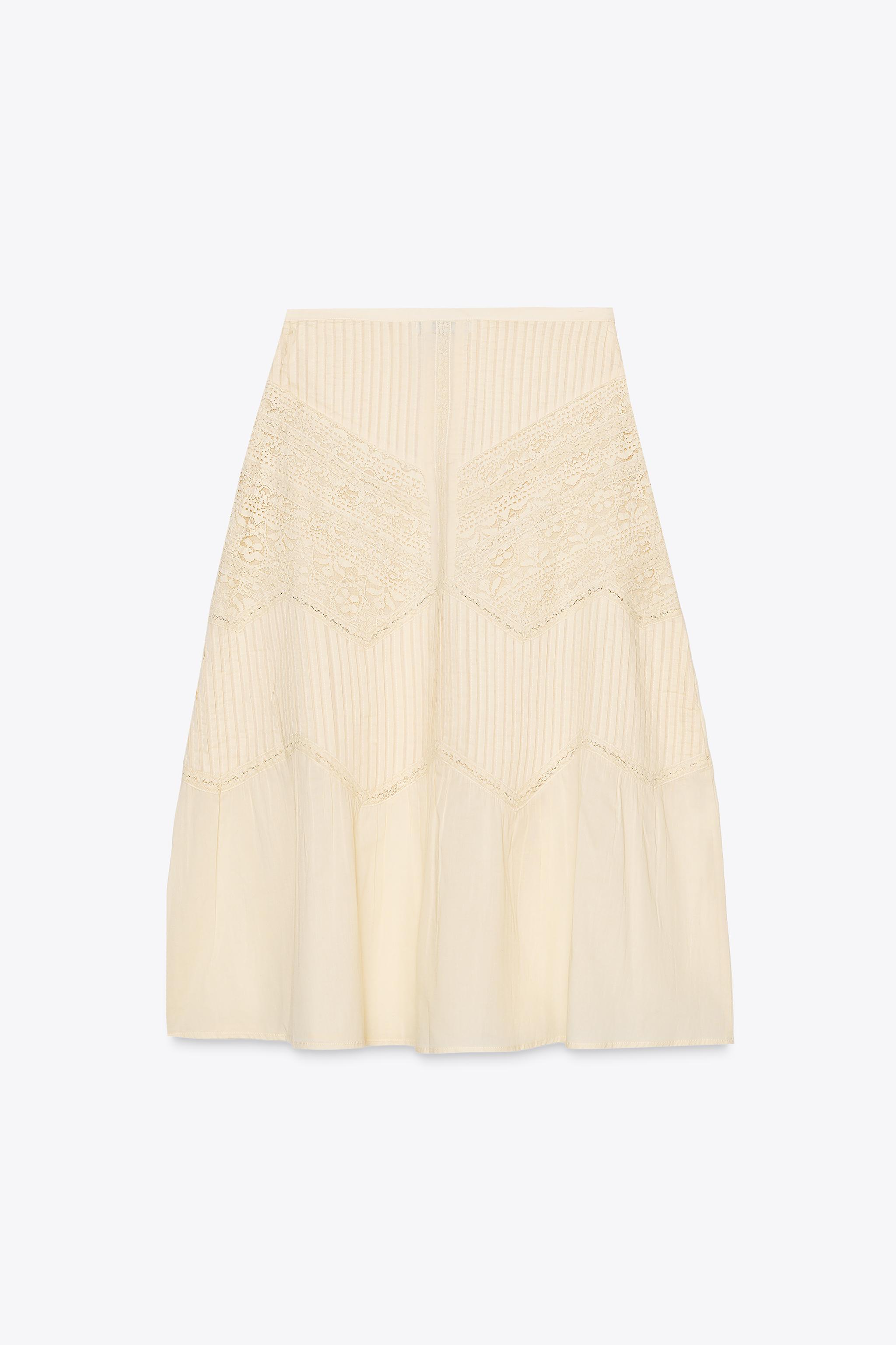 JUPE MIDI DENTELLE ZW COLLECTION