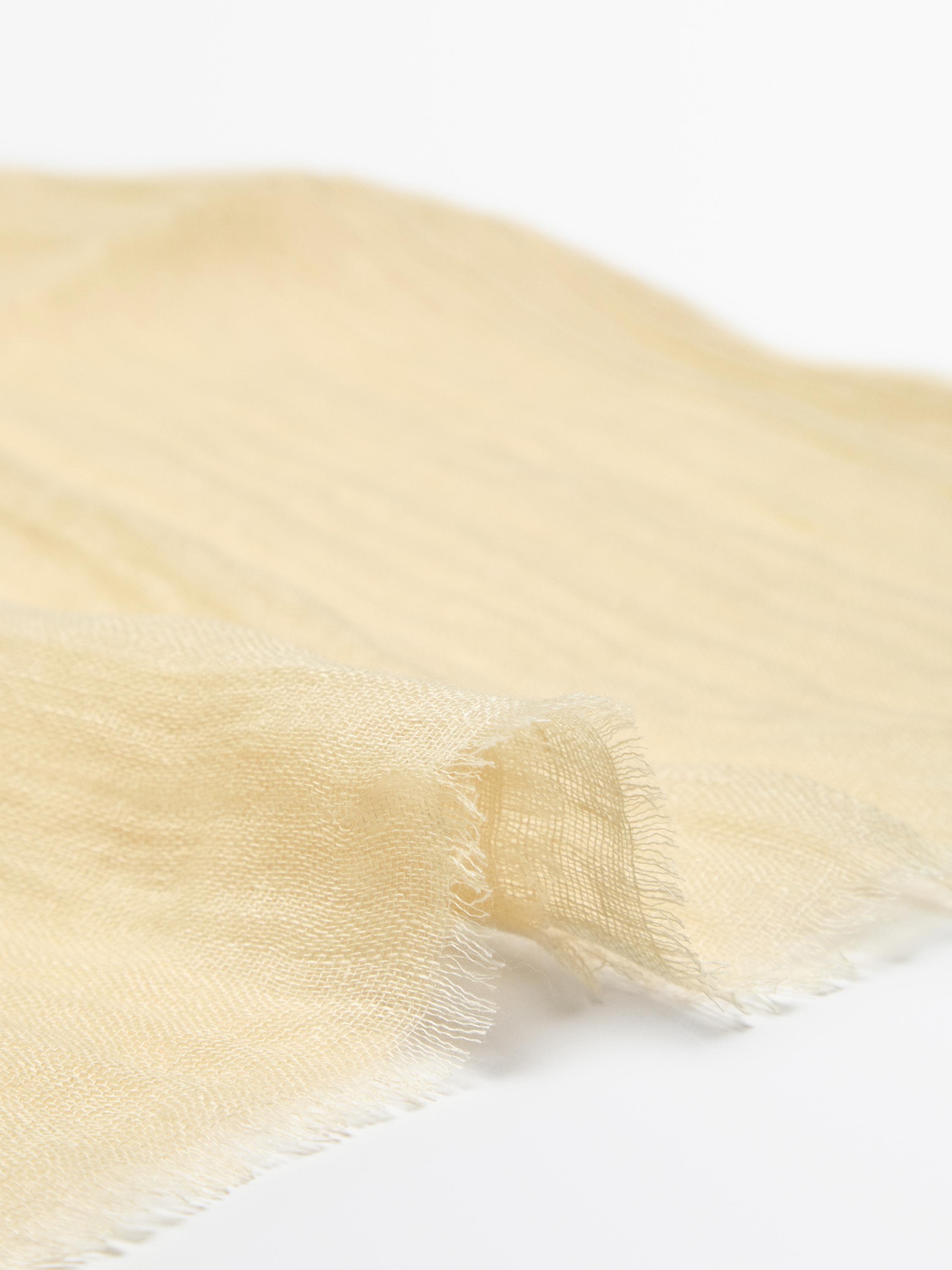 100% linen scarf