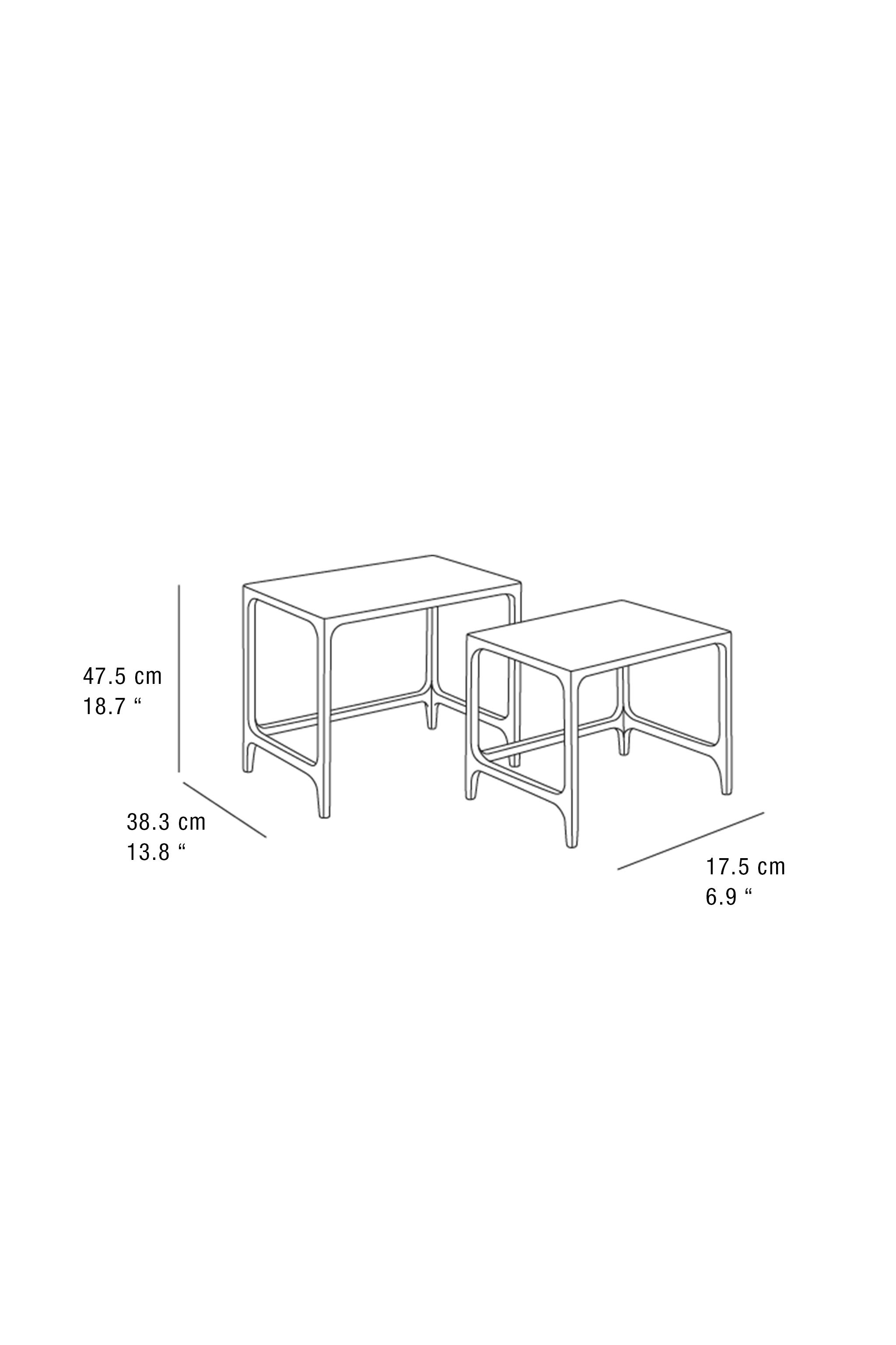 TABLES GIGOGNES BOIS (LOT DE 2)