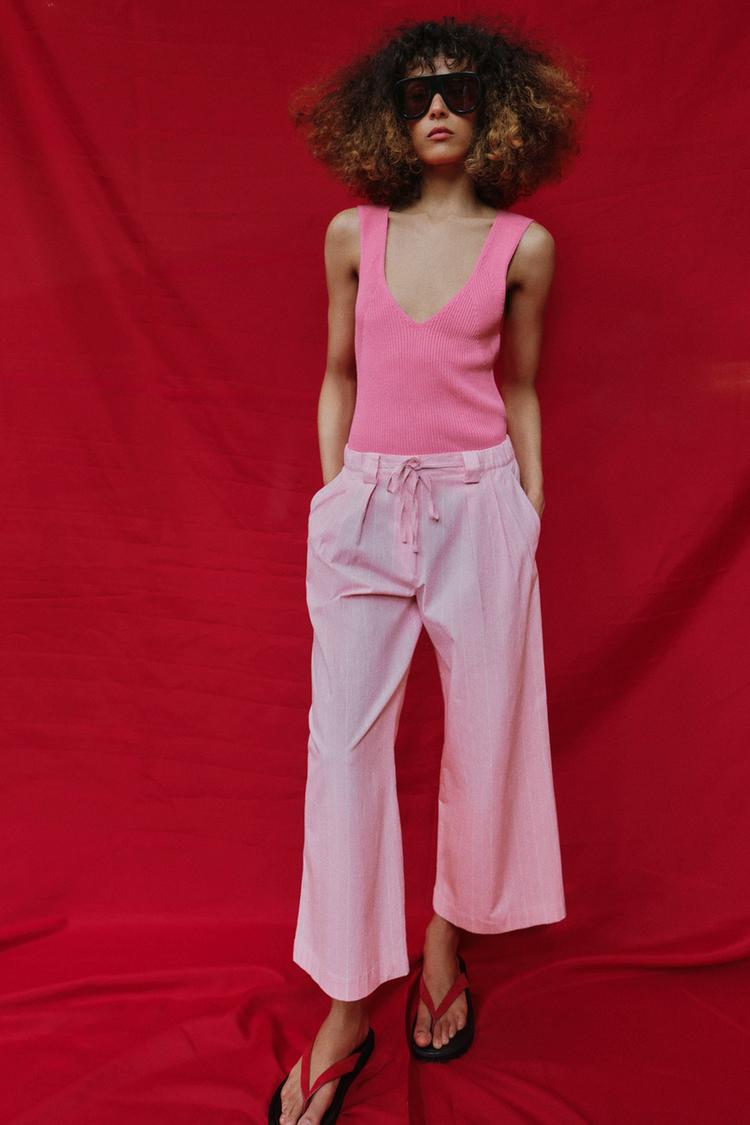 STRIPED CULOTTES - Zara product image