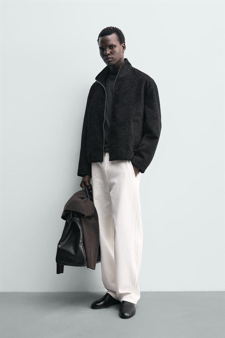 GEOMETRIC JACQUARD JACKET - Zara product image